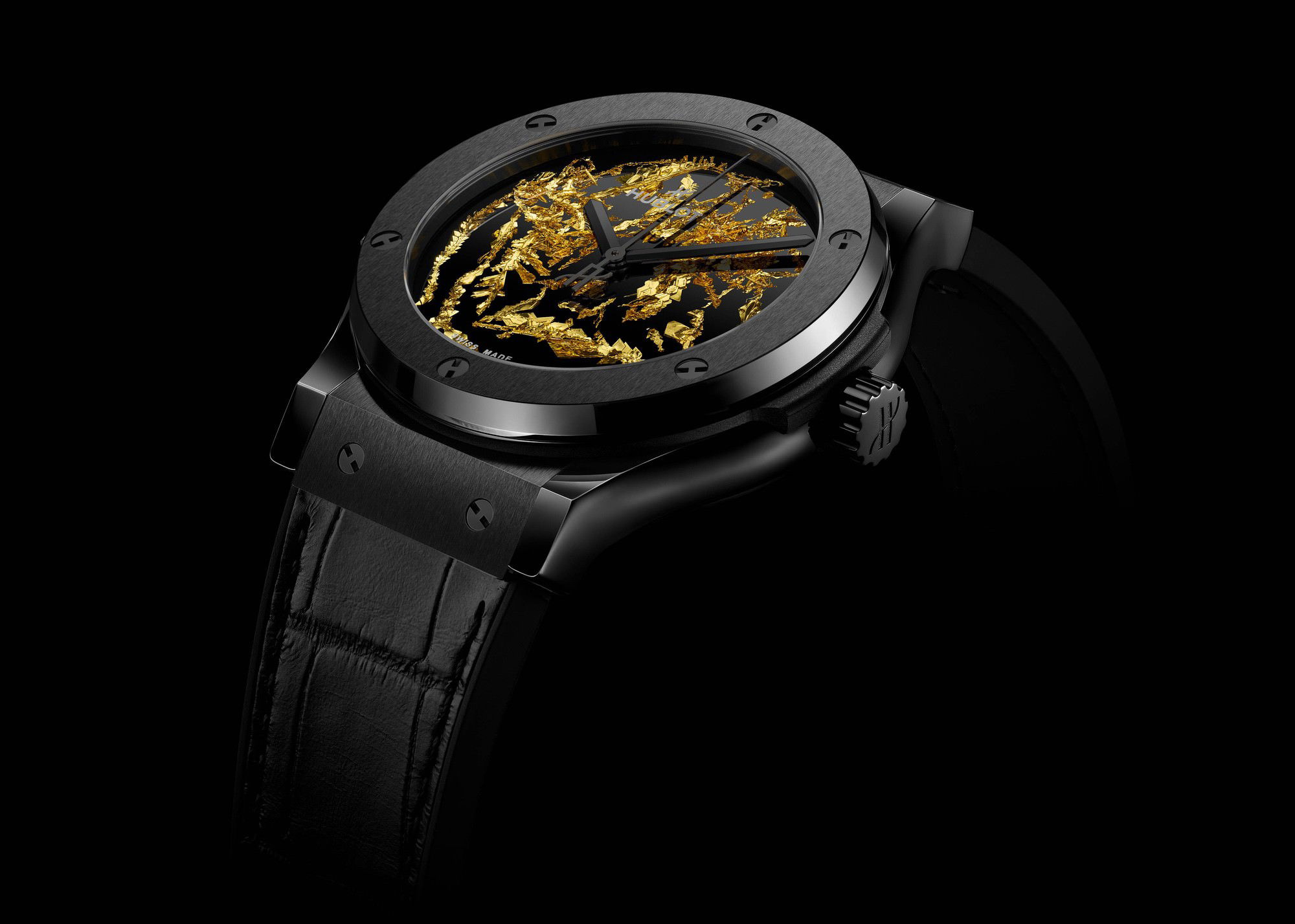 Hublot Classic Fusion Gold Crystal - View 3