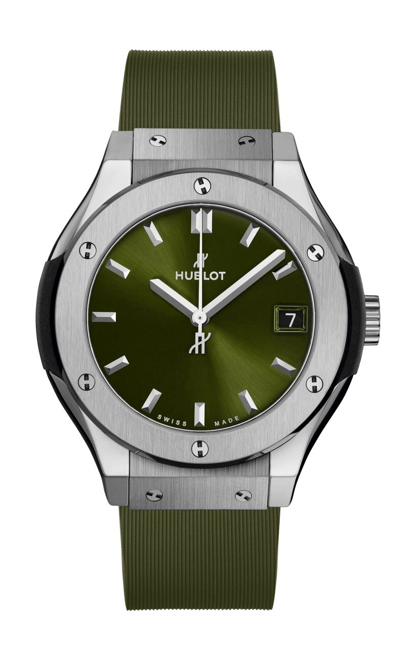 Hublot Classic Fusion Green Titanium watch
