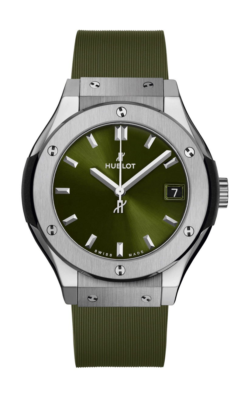 Hublot Classic Fusion Green Titanium watch