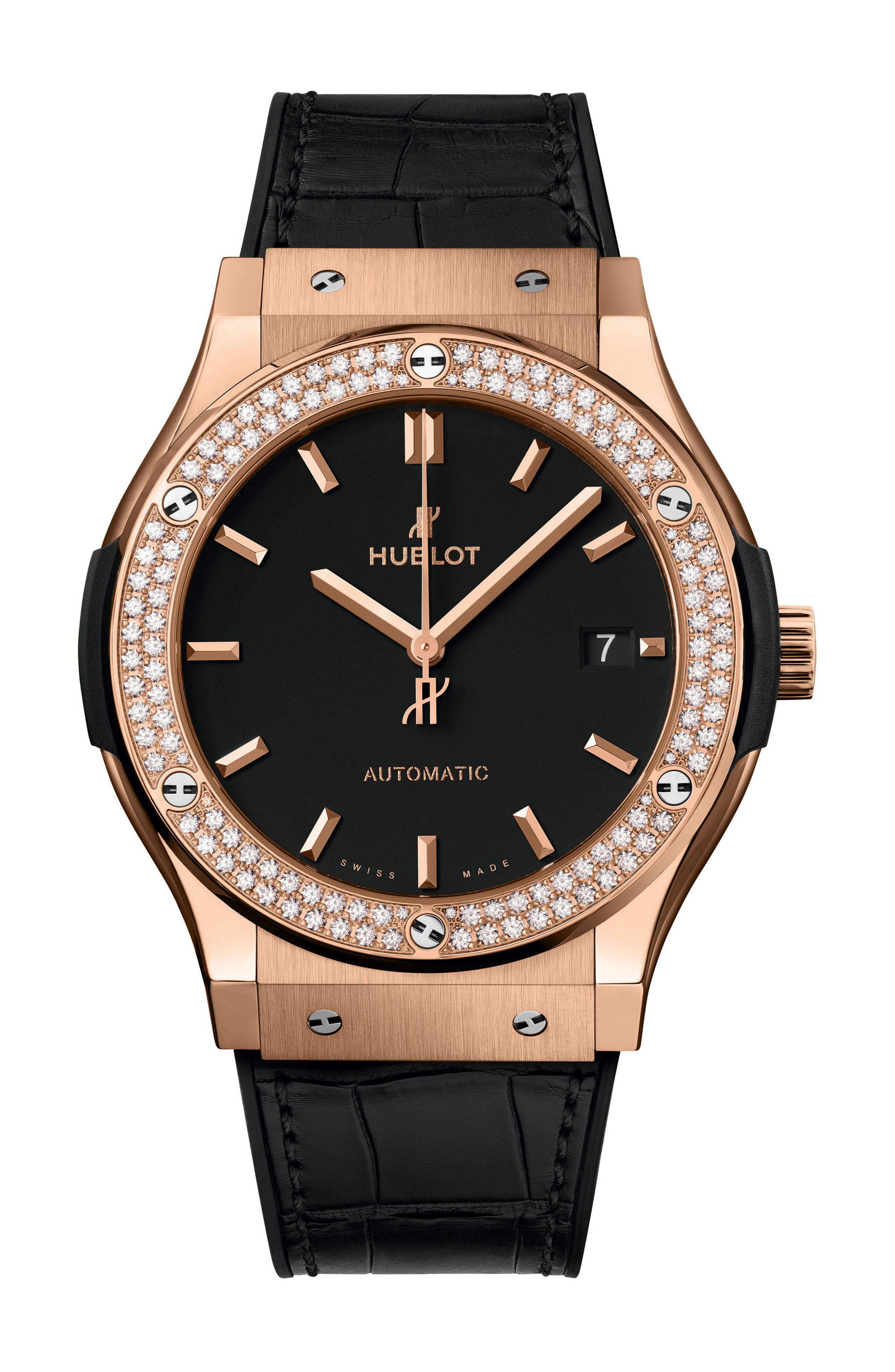 Hublot Classic Fusion King Gold Diamonds watch