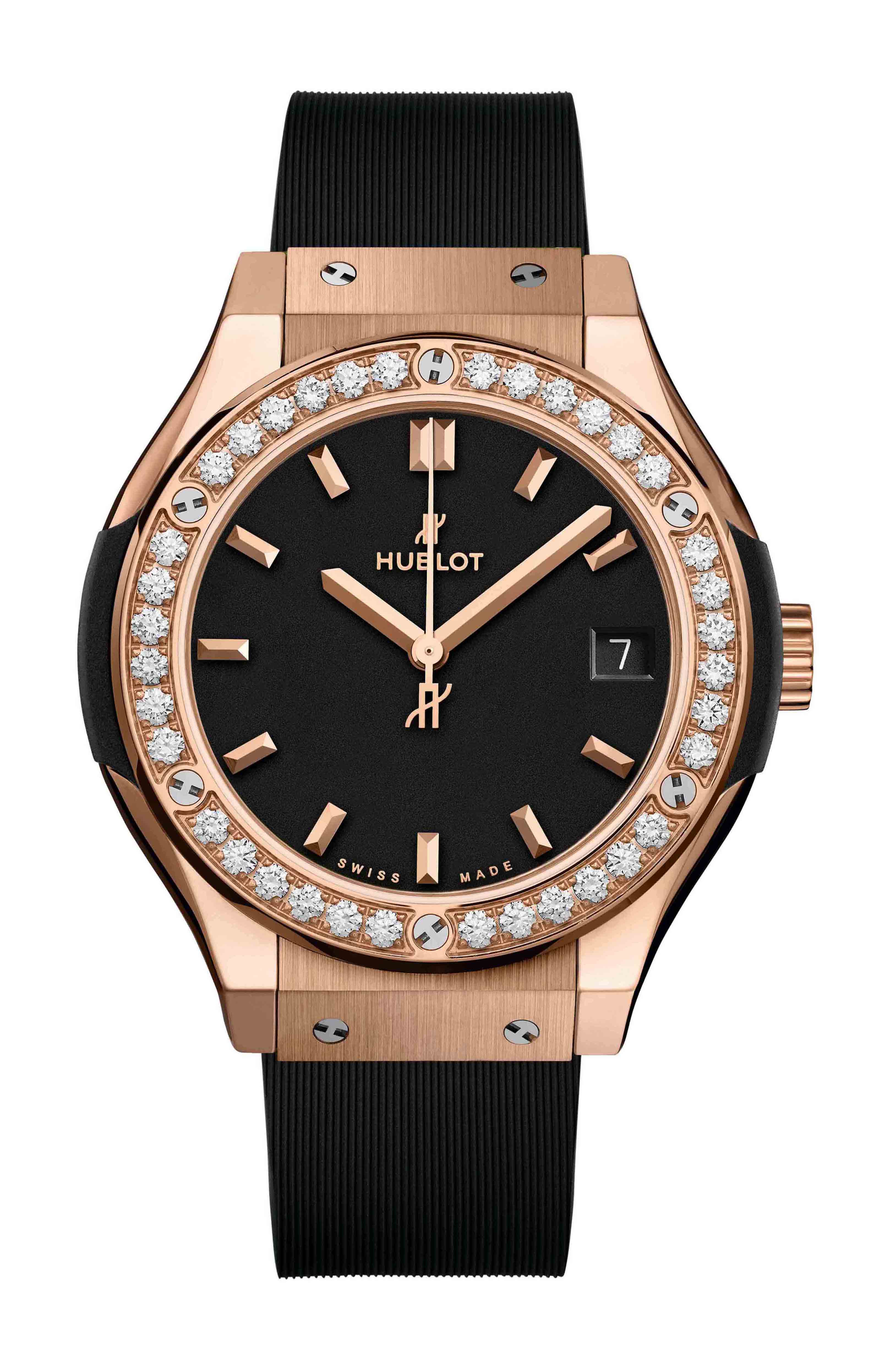 Hublot Classic Fusion King Gold Diamonds watch