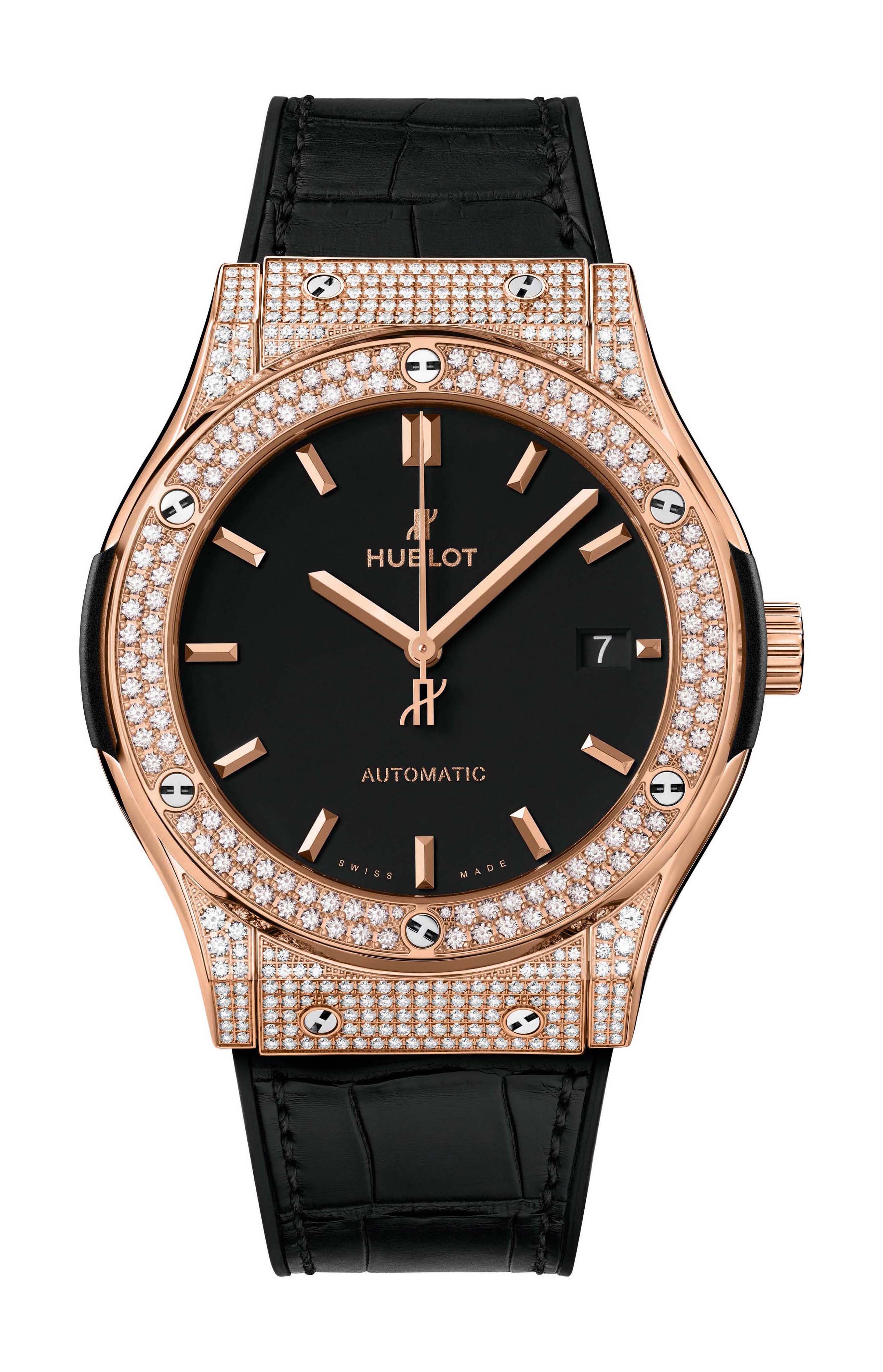 Hublot Classic Fusion King Gold Pavé watch