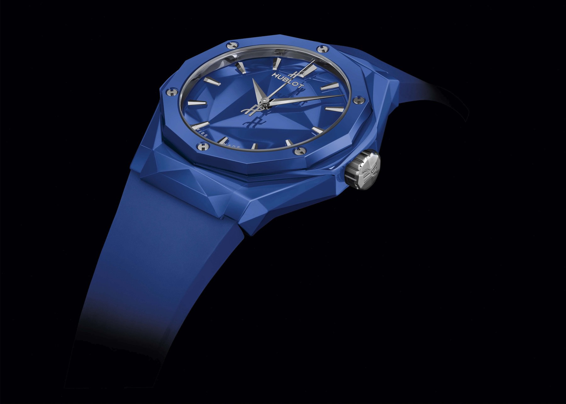 Hublot Classic Fusion Orlinski Blue Ceramic 40mm - View 3