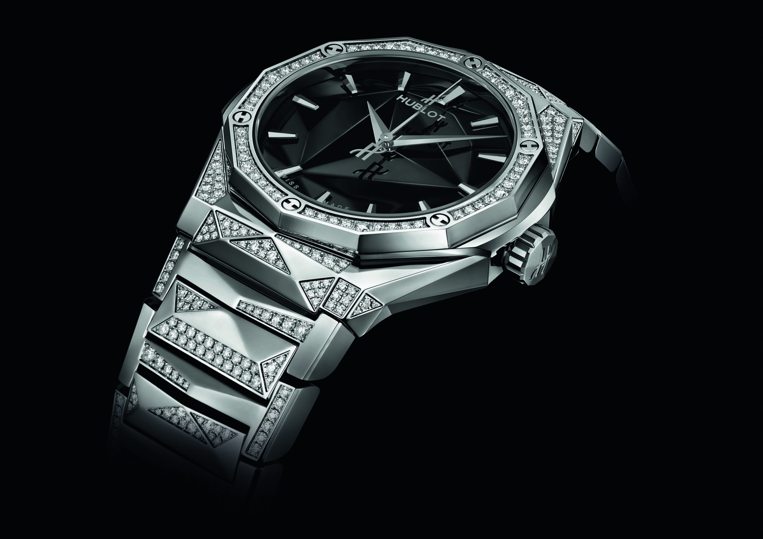 Hublot Classic Fusion Orlinski Bracelet Alternative Pavé - View 3