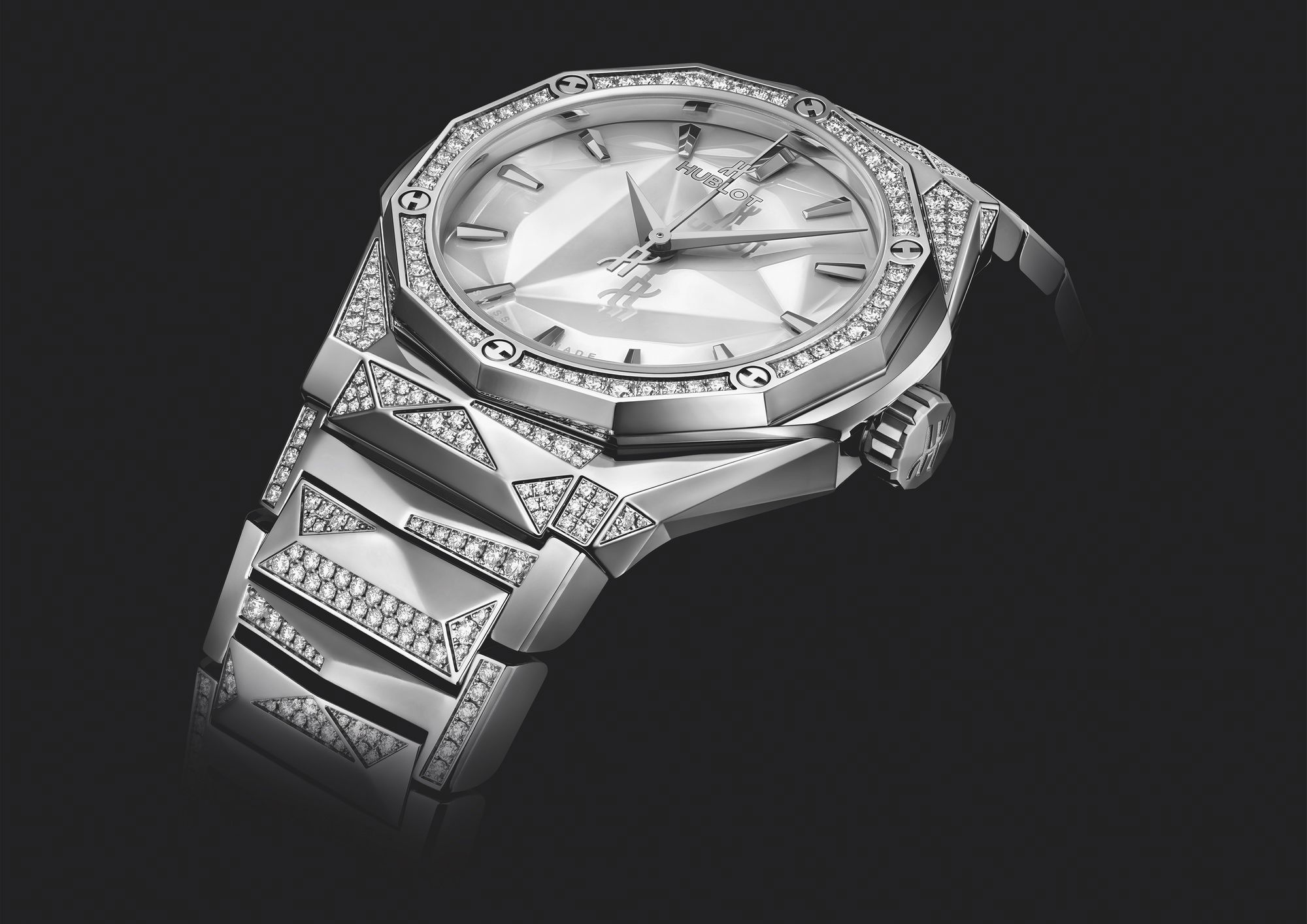Hublot Classic Fusion Orlinski Bracelet Alternative Pavé - View 3
