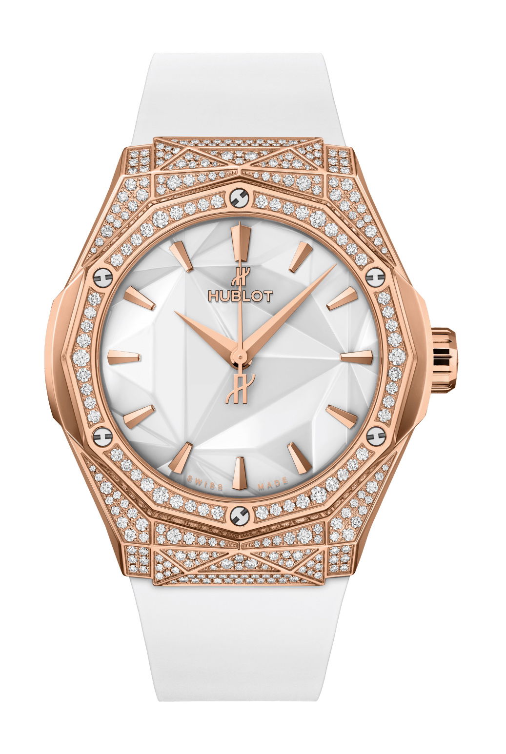 Hublot Classic Fusion Orlinski King Gold White Pavé watch