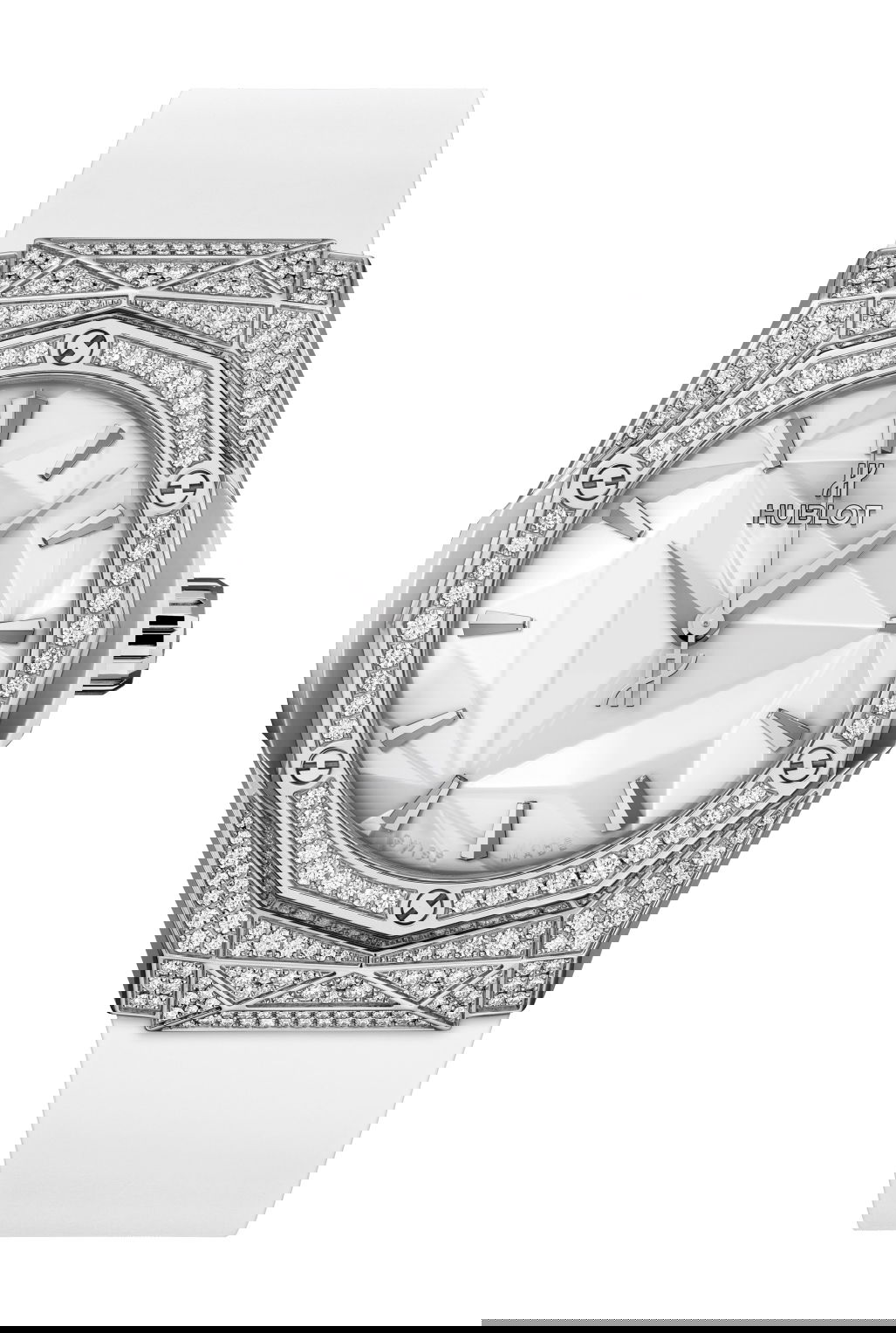 Hublot Classic Fusion Orlinski Titanium White Pavé watch