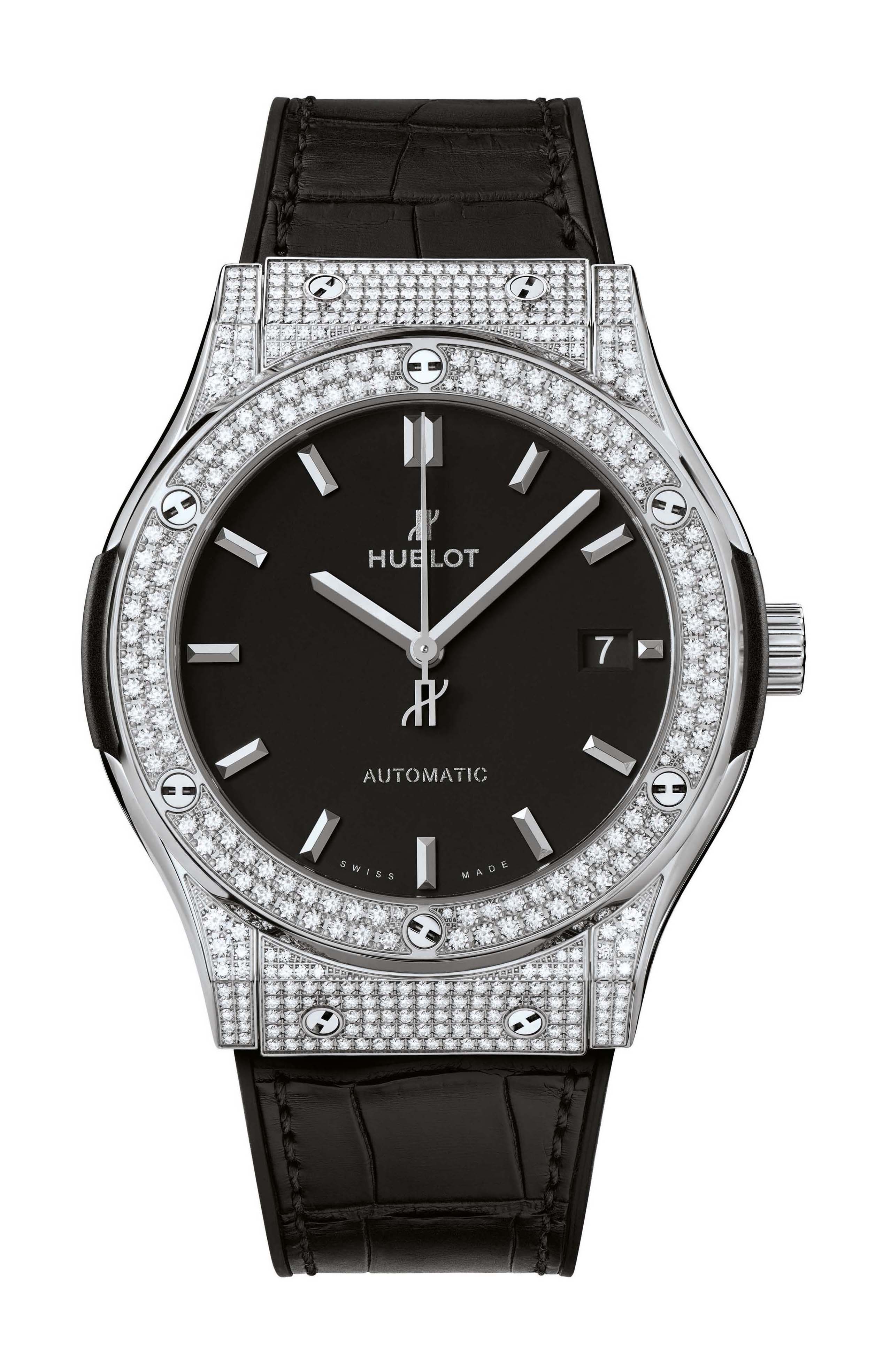 Hublot Classic Fusion Titanium Pavé watch