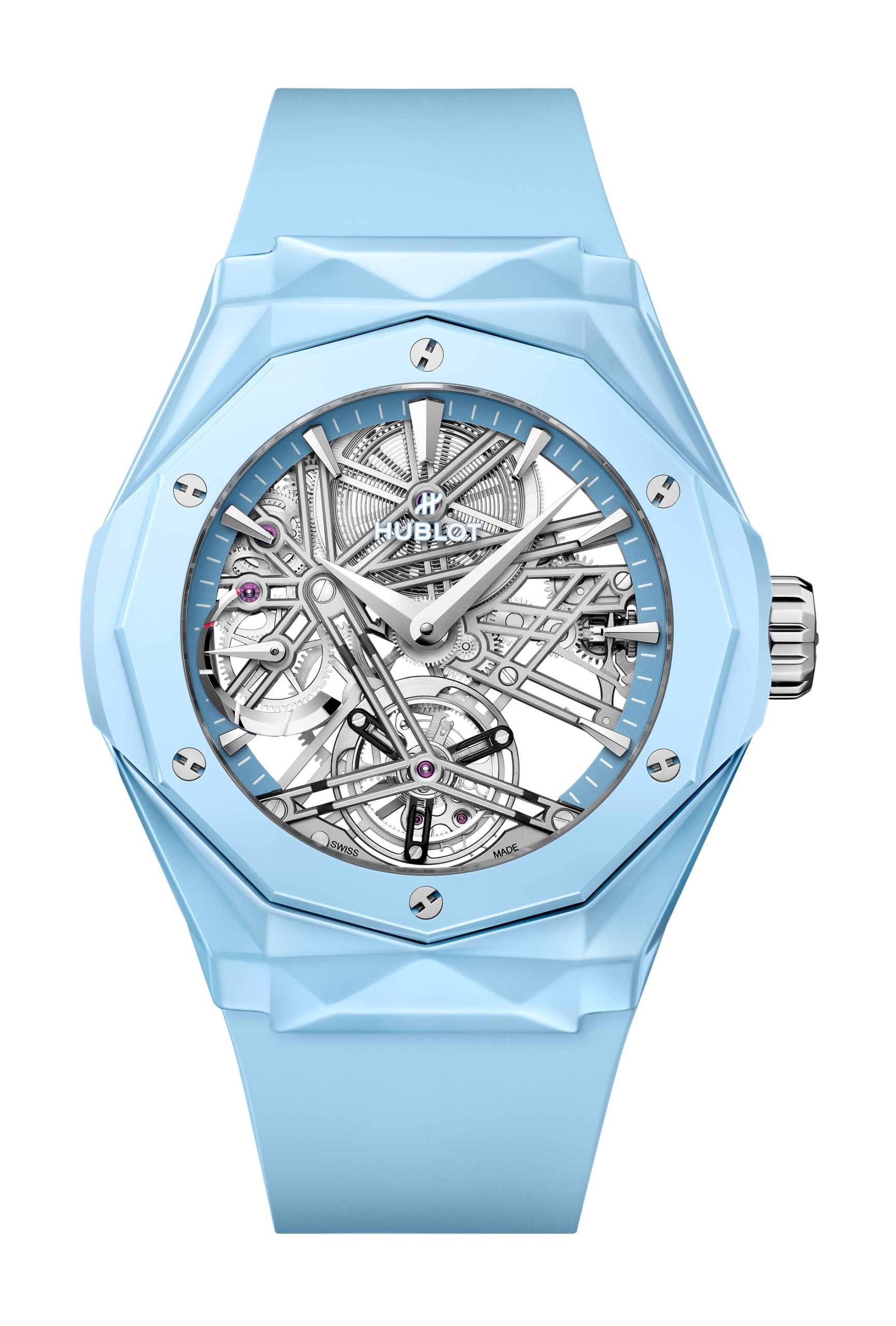 Hublot Classic Fusion Tourbillon Orlinski Ceramic Sky Blue watch