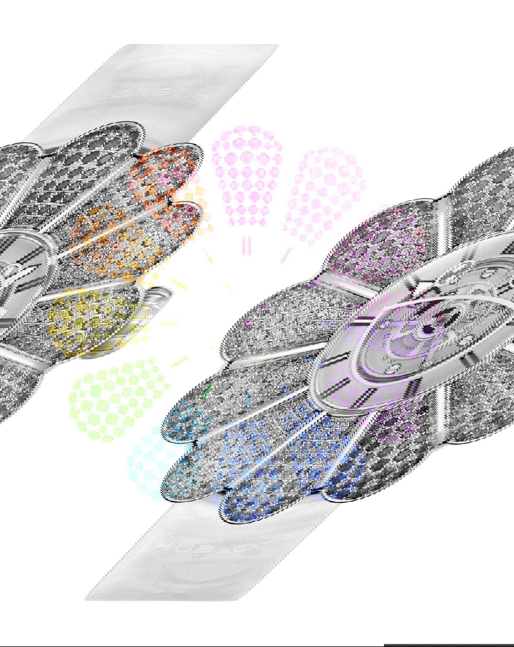 Hublot MP-15 Takashi Murakami Tourbillon Sapphire Rainbow watch
