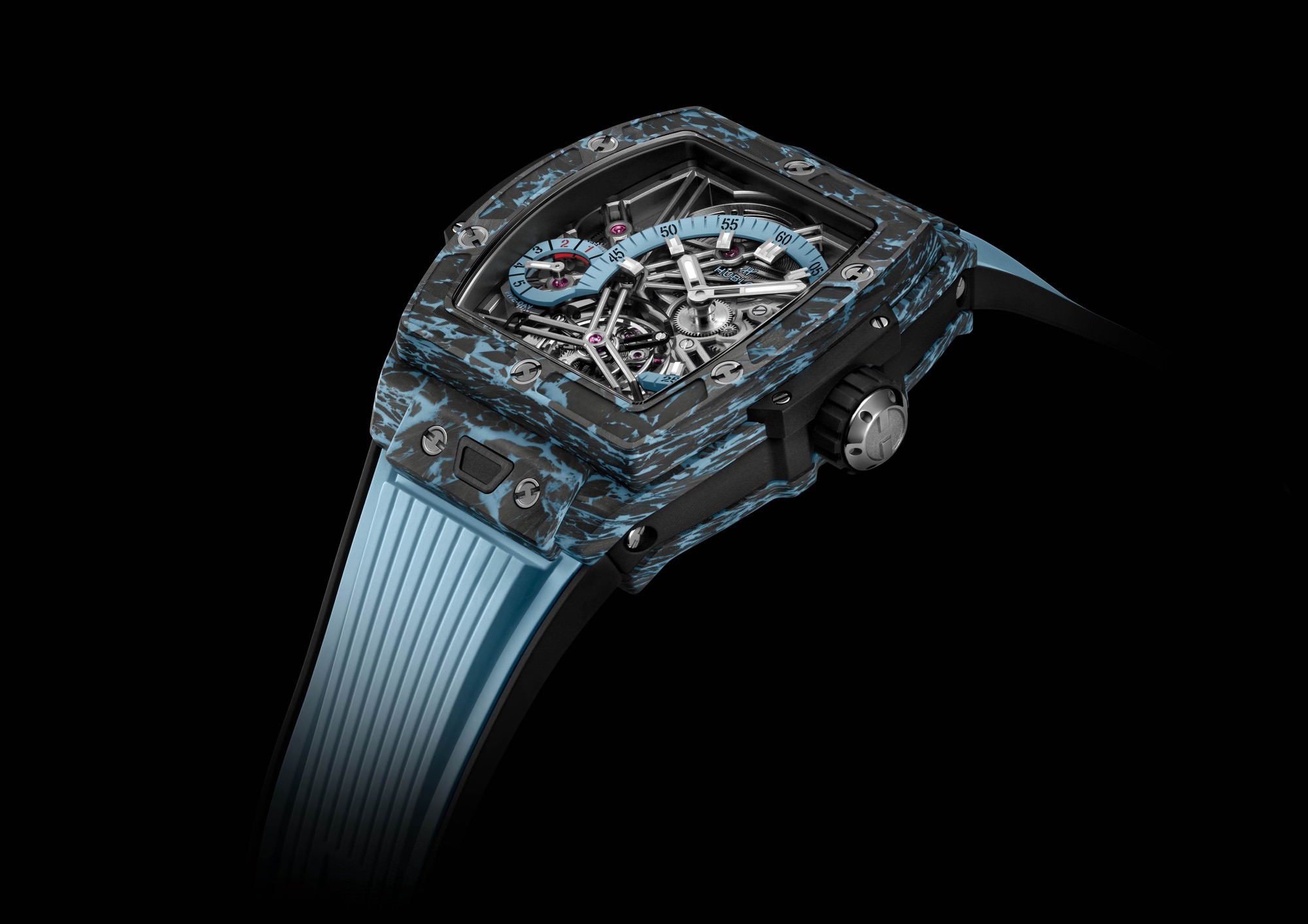 Hublot Spirit of Big Bang 5-Day Power Reserve Carbon Sky Blue - View 2