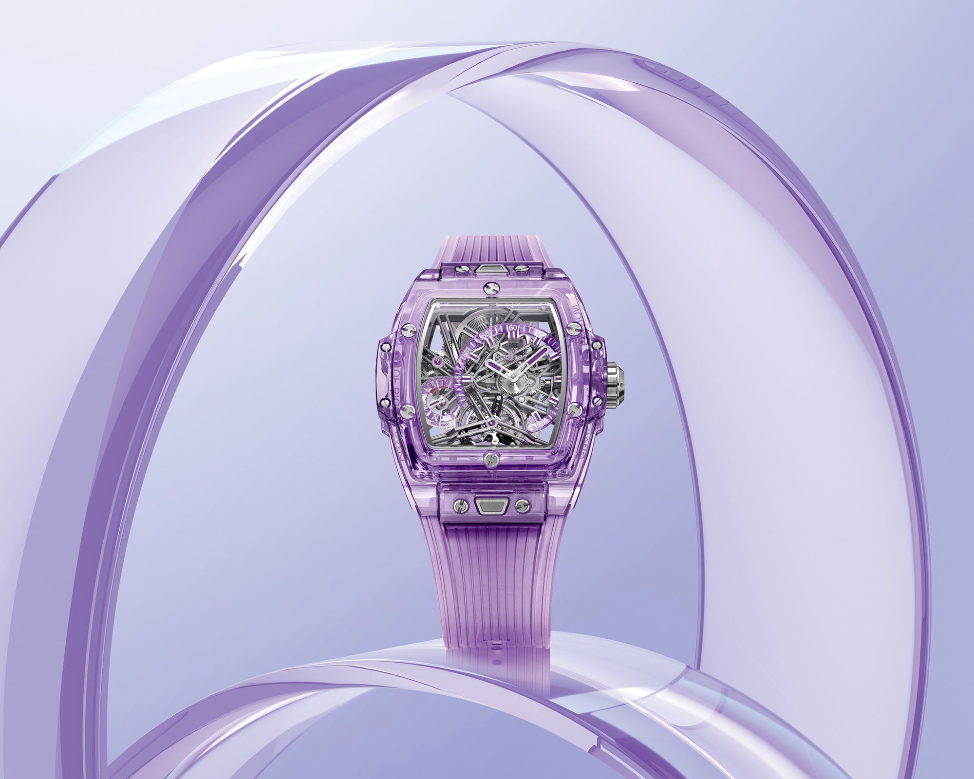 Hublot Spirit of Big Bang 5-Day Power Reserve Purple Sapphire - View 3