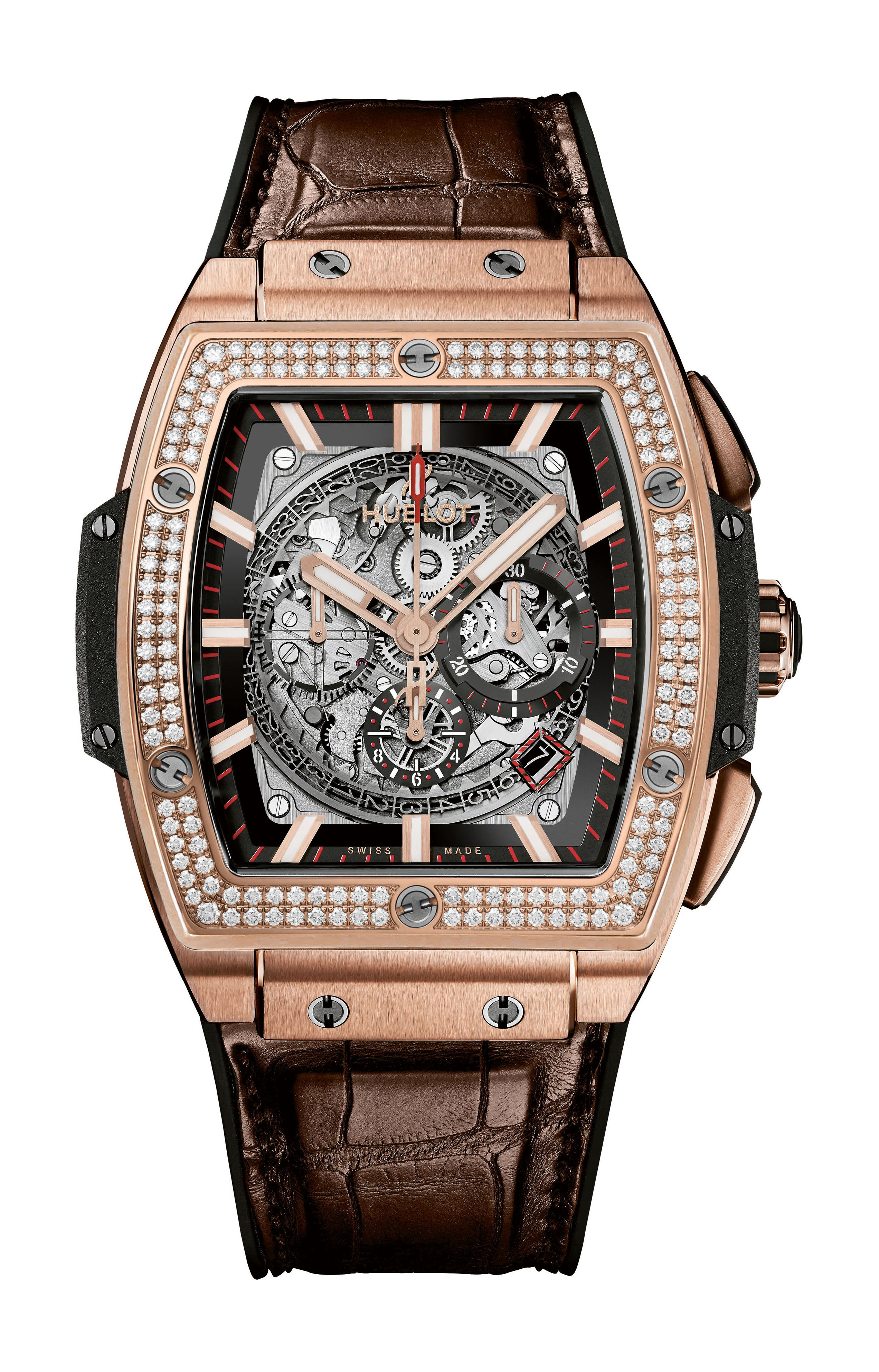 Hublot Spirit Of Big Bang King Gold Diamonds watch