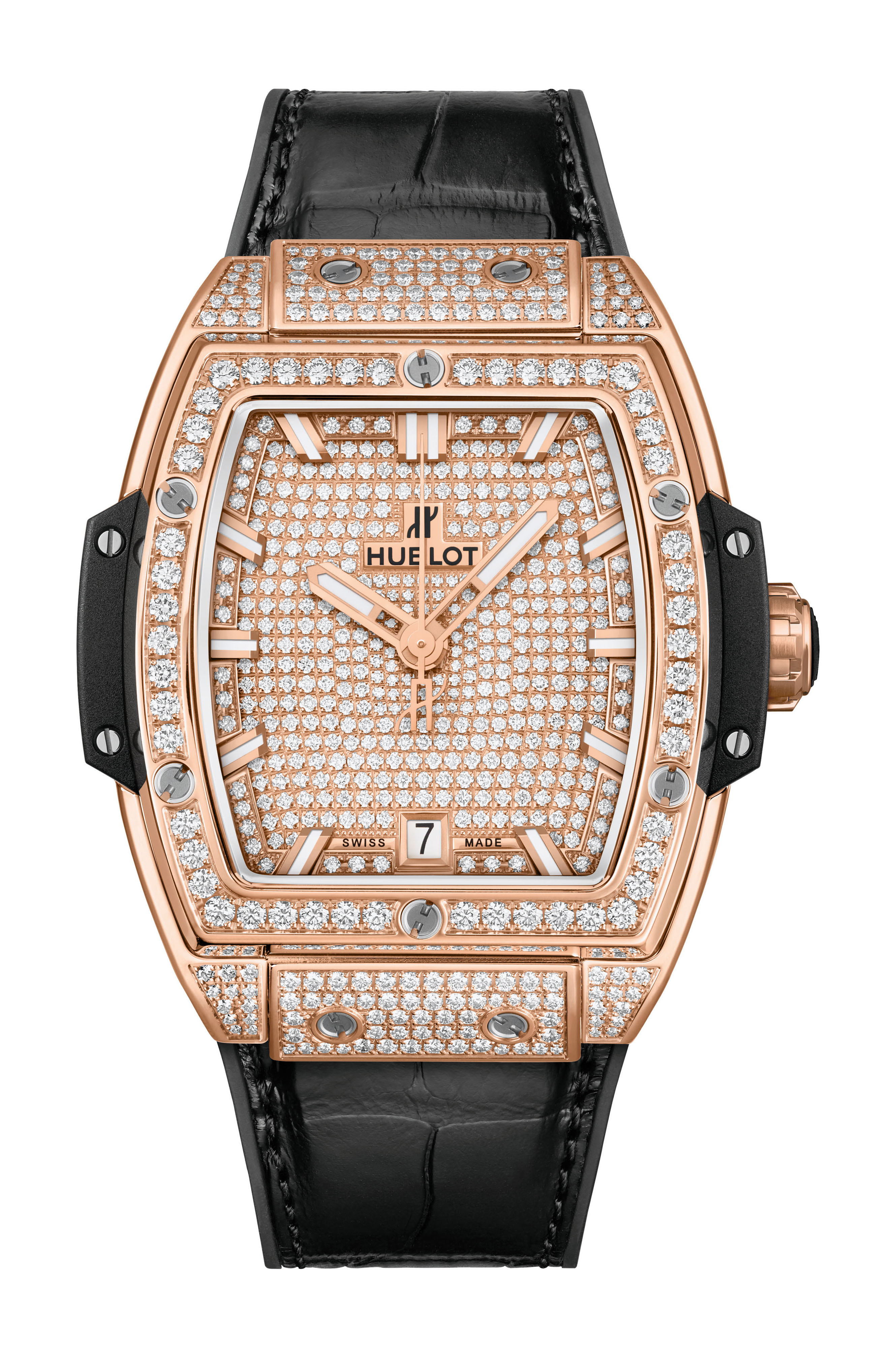 Hublot Spirit of Big Bang King Gold Full Pavé watch