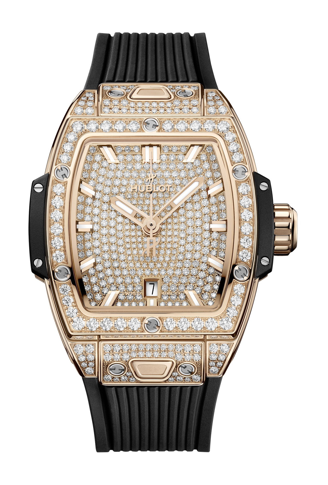 Hublot Spirit of Big Bang King Gold Full Pavé watch