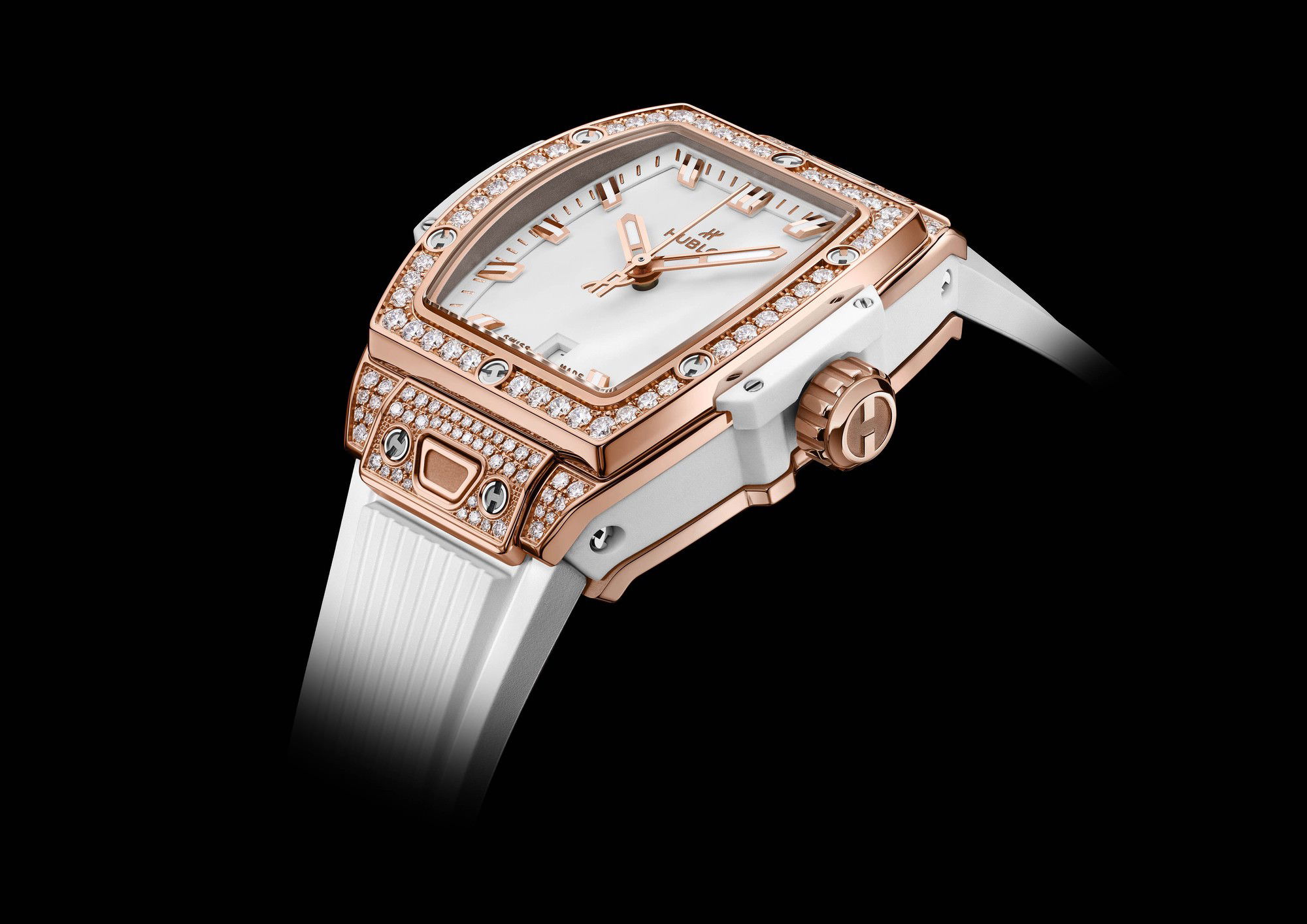 Hublot Spirit of Big Bang King Gold White Pavé - View 2