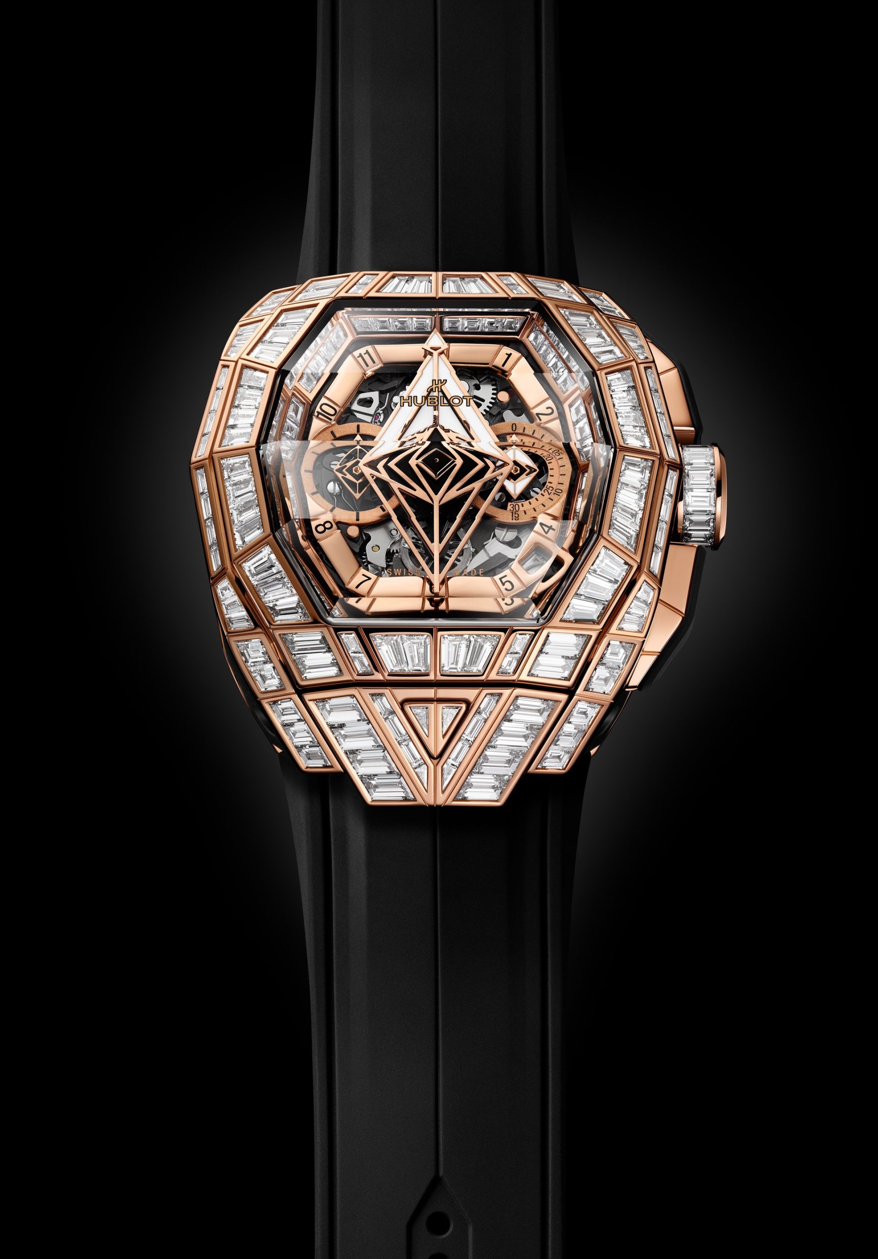 Hublot Spirit of Big Bang Sang Bleu High Jewellery King Gold - View 3