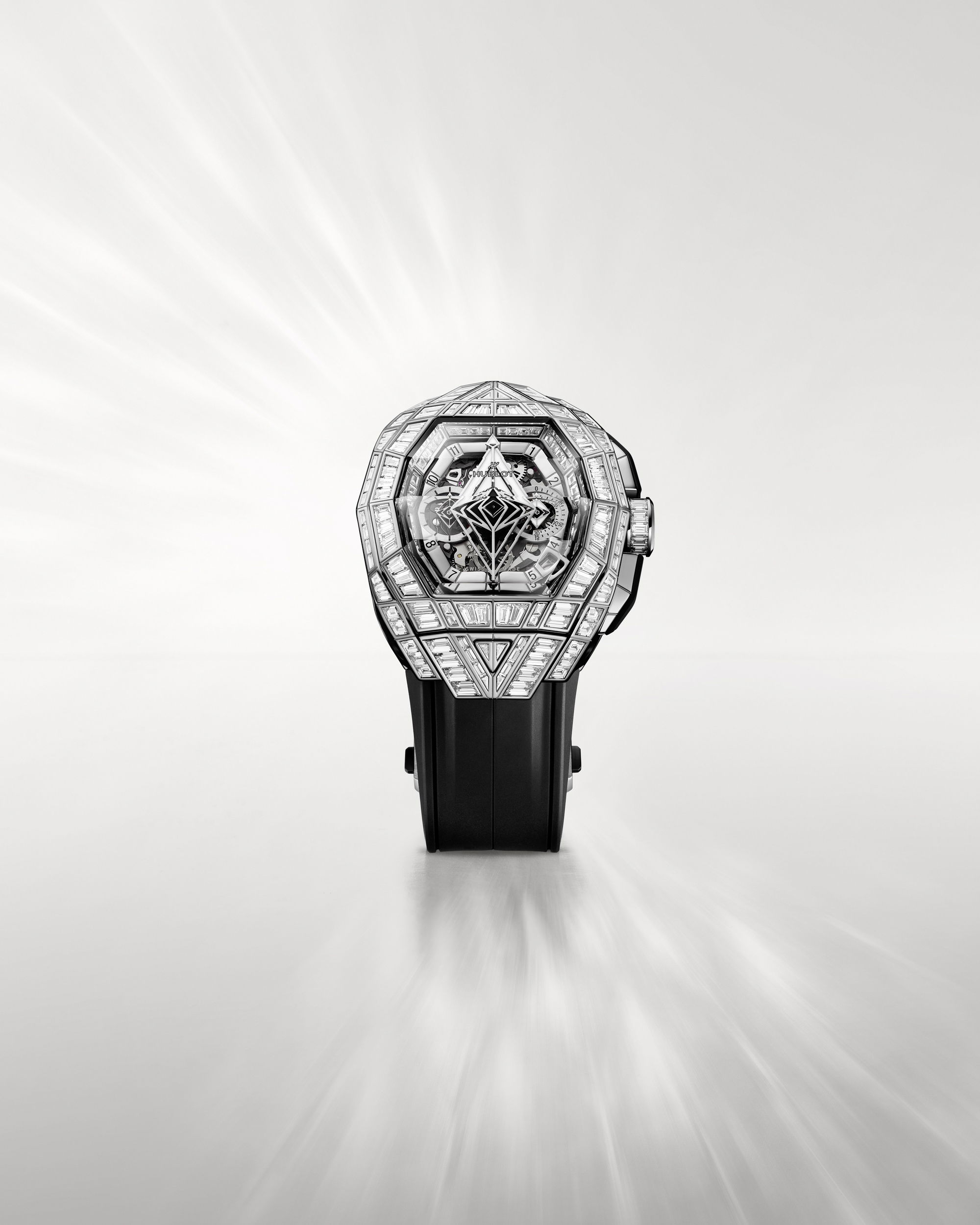 Hublot Spirit of Big Bang Sang Bleu High Jewellery White Gold - View 2