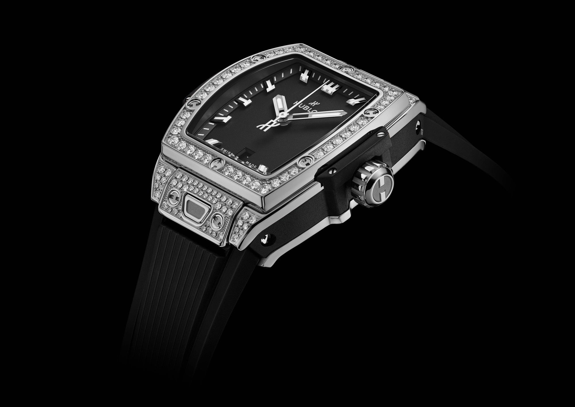 Hublot Spirit of Big Bang Steel Pavé - View 3