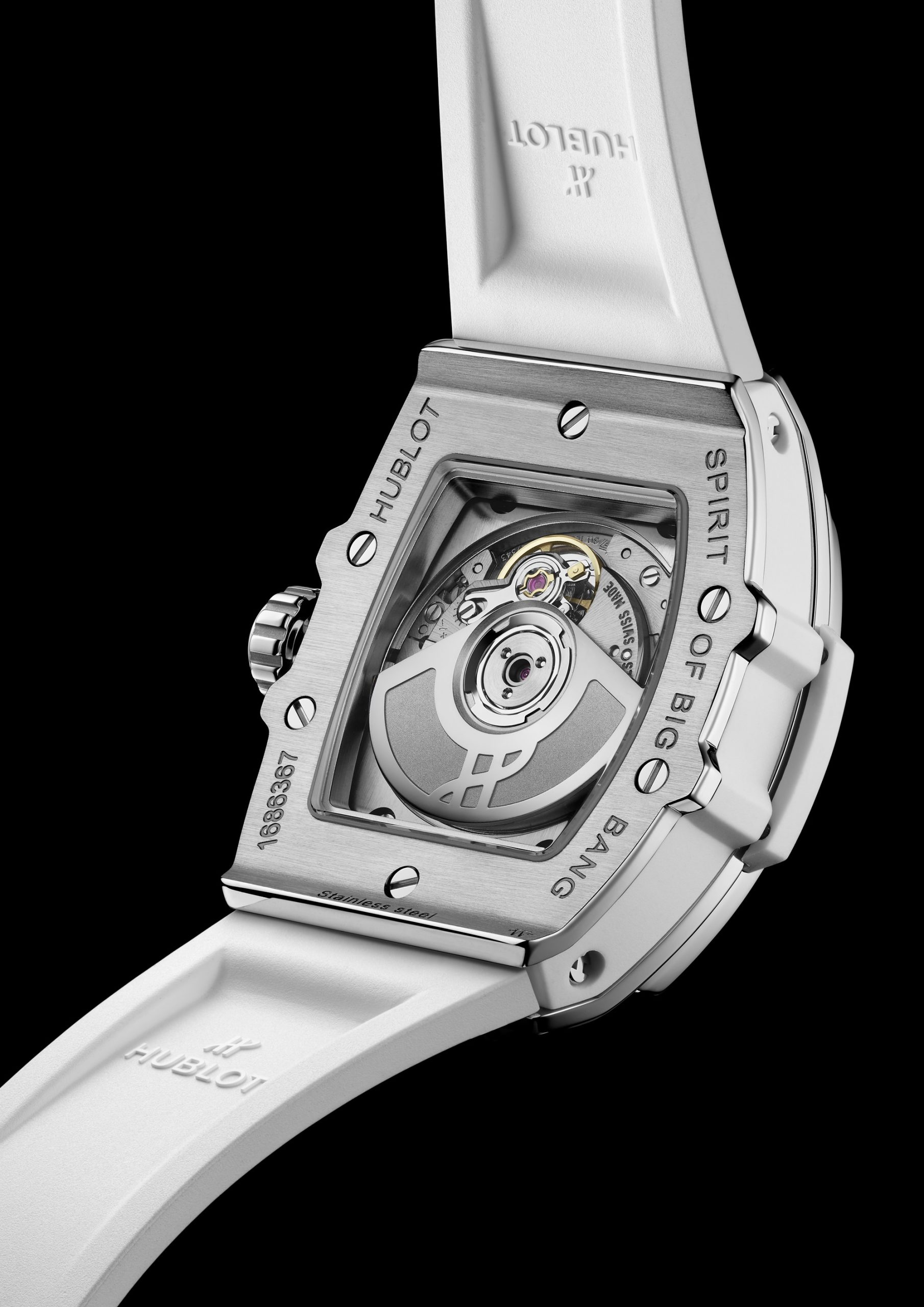 Hublot Spirit of Big Bang Steel White Full Pavé - View 3