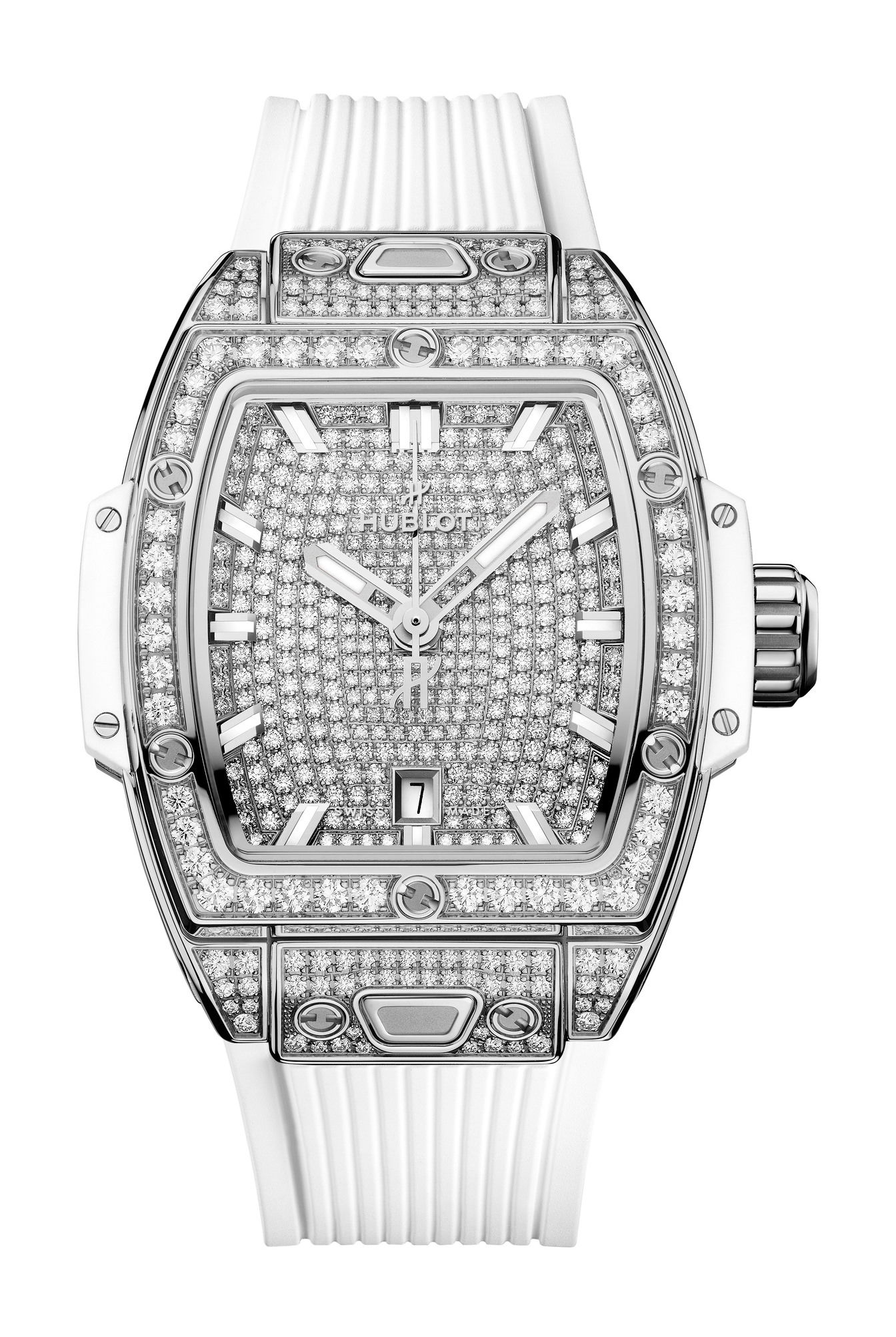 Hublot Spirit of Big Bang Steel White Full Pavé watch