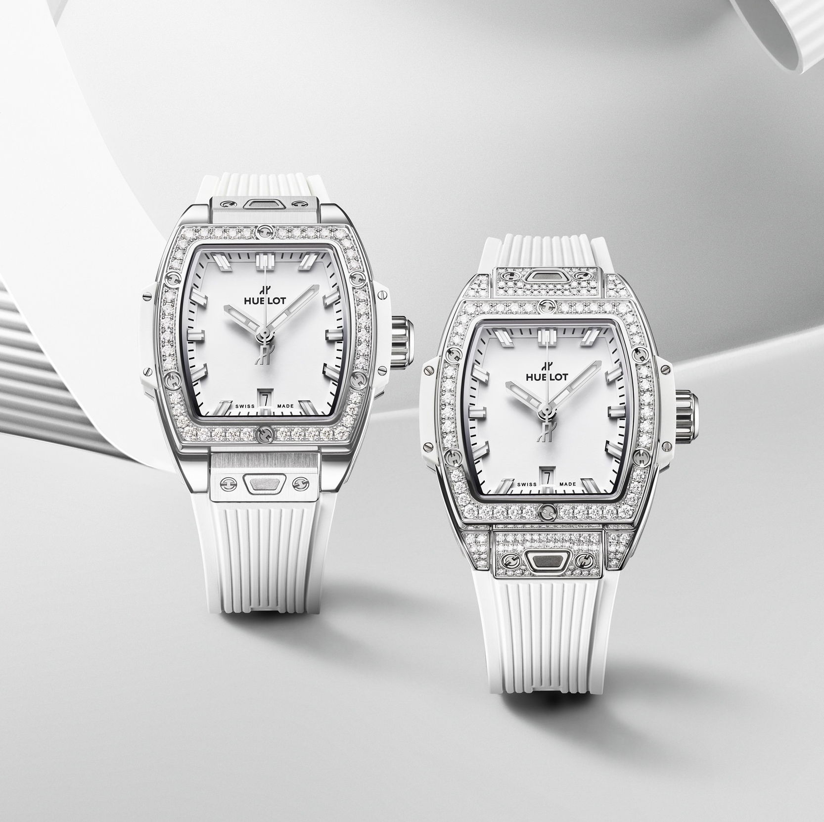 Hublot Spirit of Big Bang Steel White Pavé - View 2