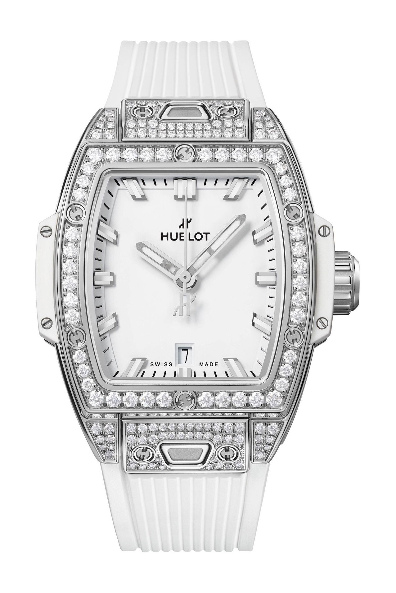 Hublot Spirit of Big Bang Steel White Pavé watch