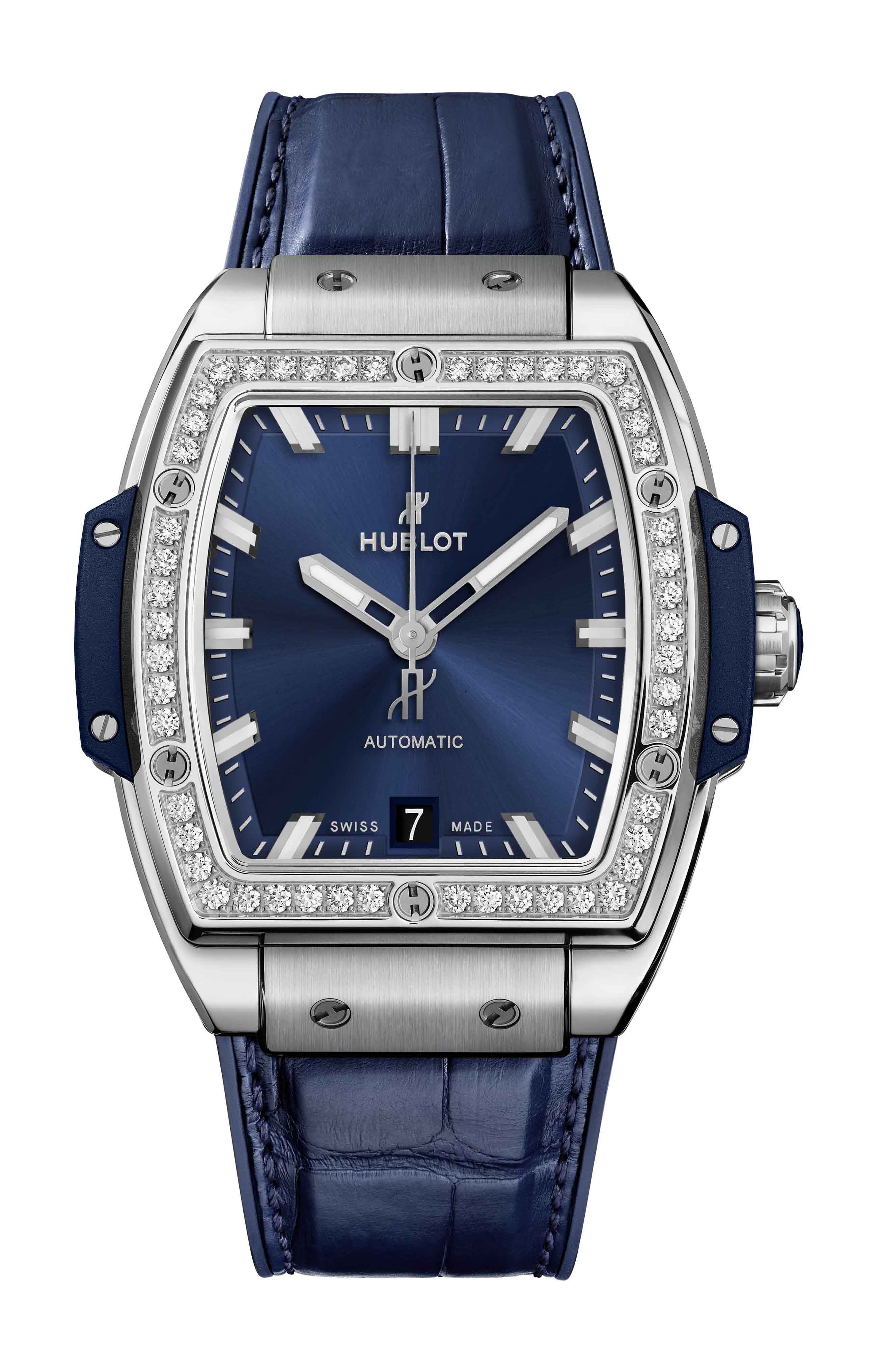 Hublot Spirit of Big Bang Titanium Blue Diamonds watch