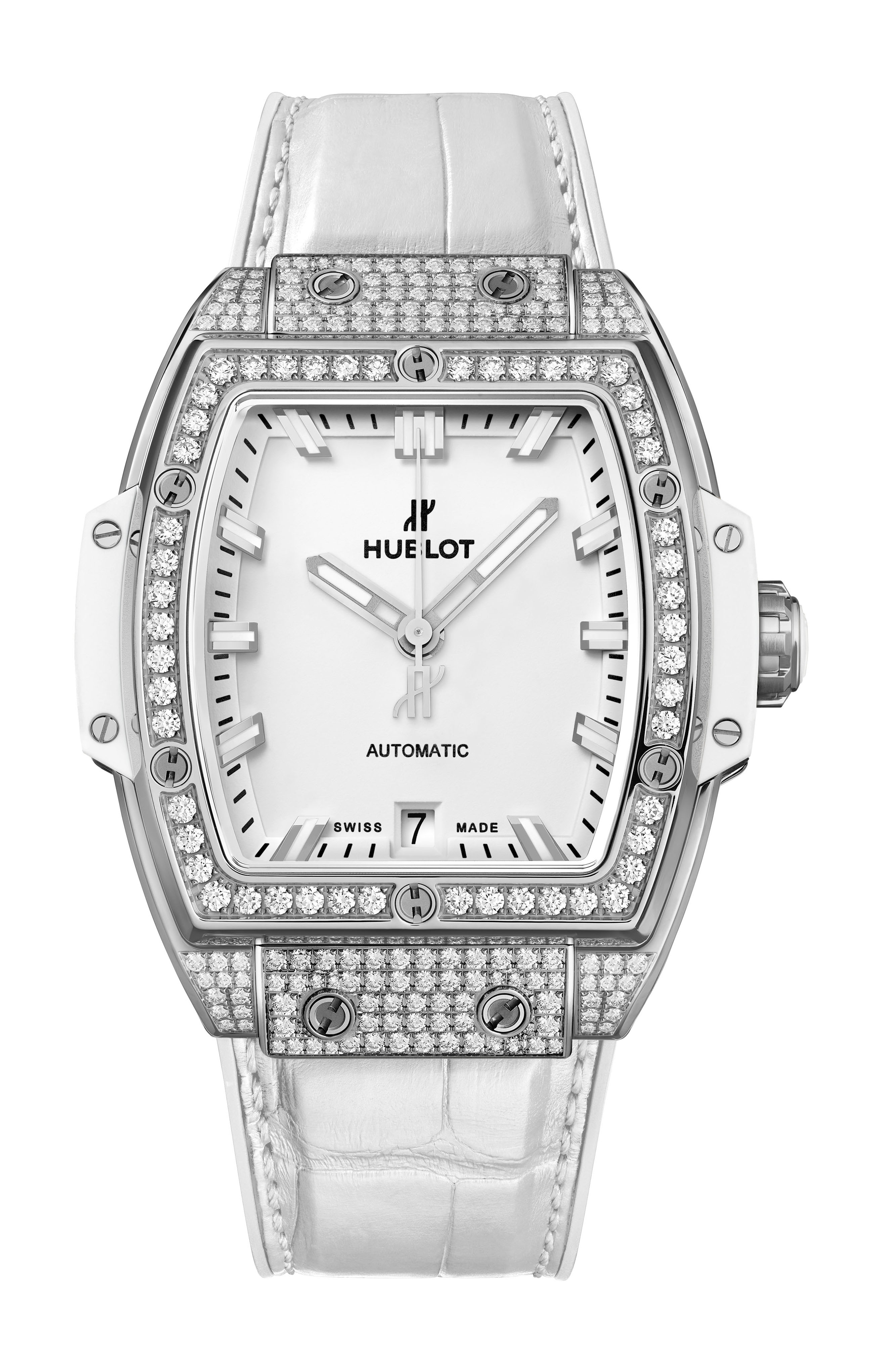 Hublot Spirit of Big Bang Titanium White Pavé watch