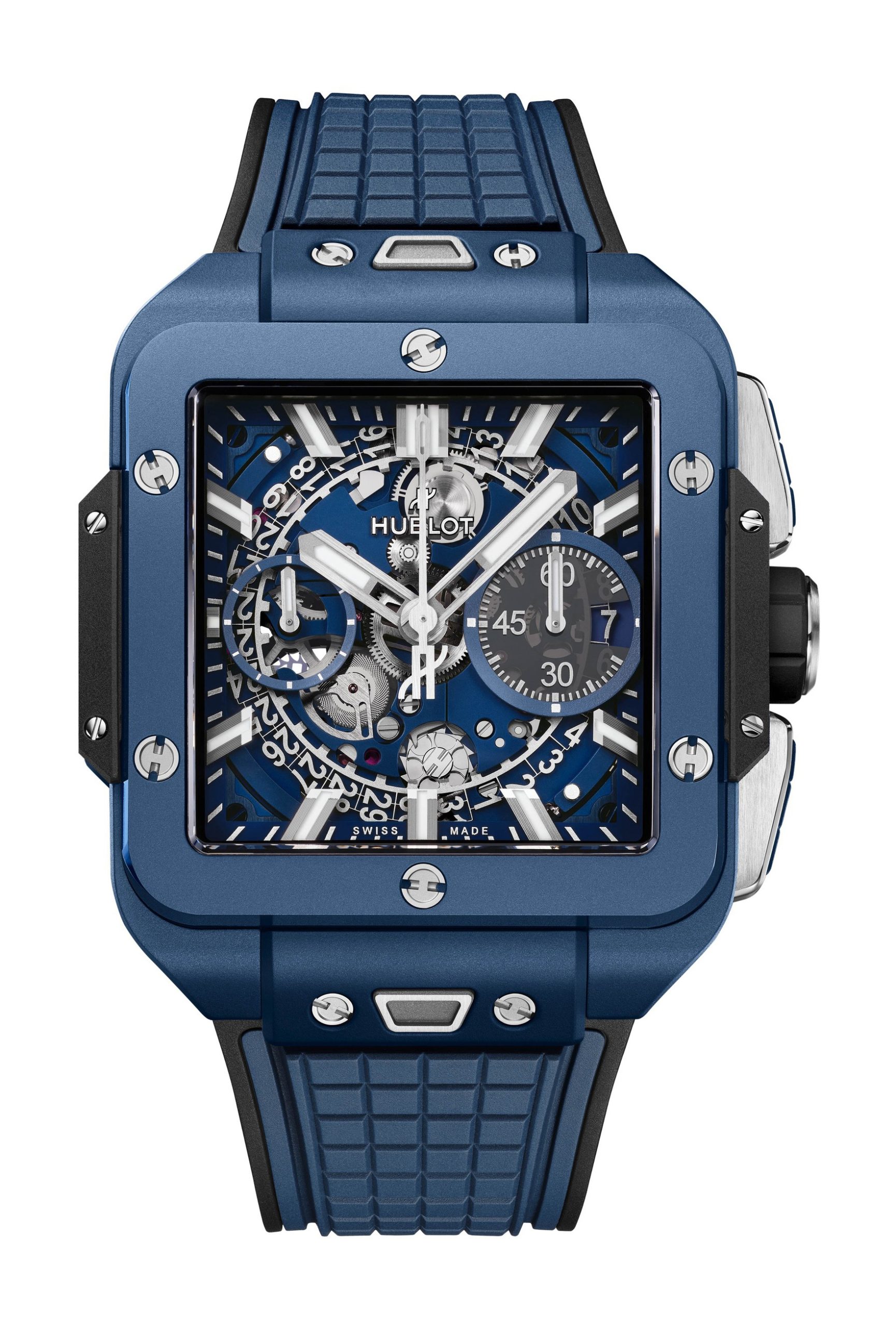 Hublot Square Bang Unico Blue Ceramic watch