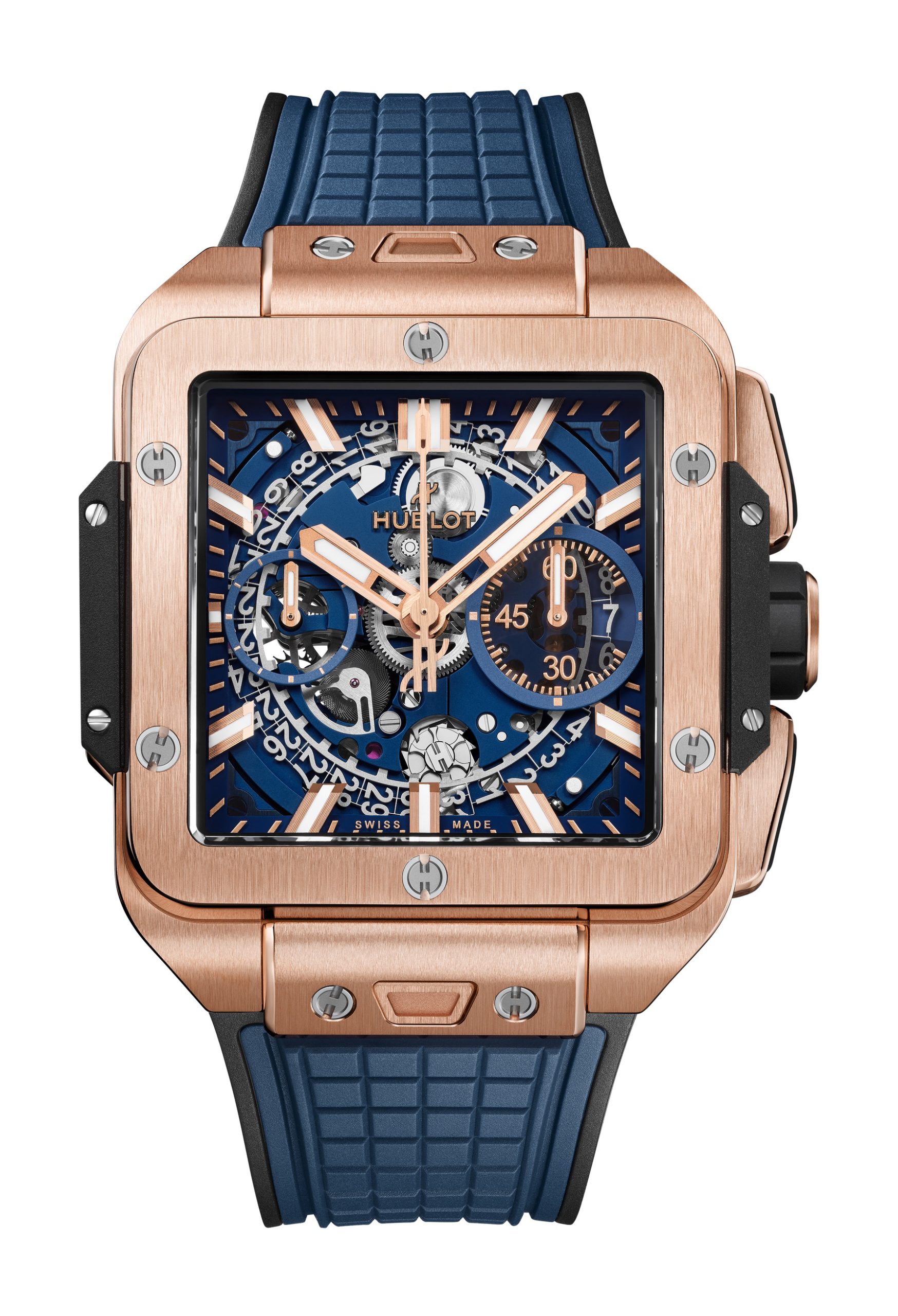 Hublot Square Bang Unico King Gold Blue watch