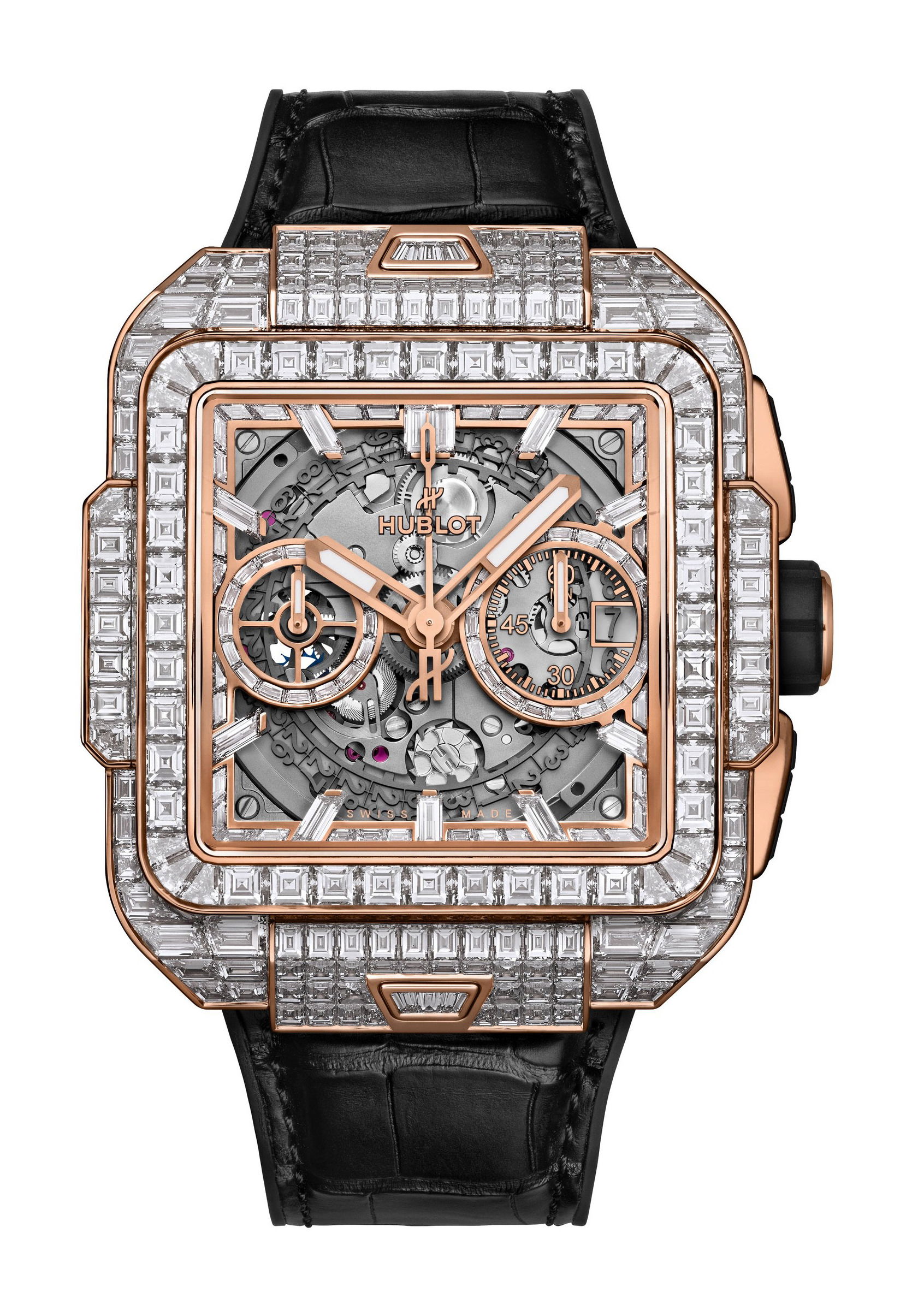 Hublot Square Bang Unico King Gold High Jewellery watch