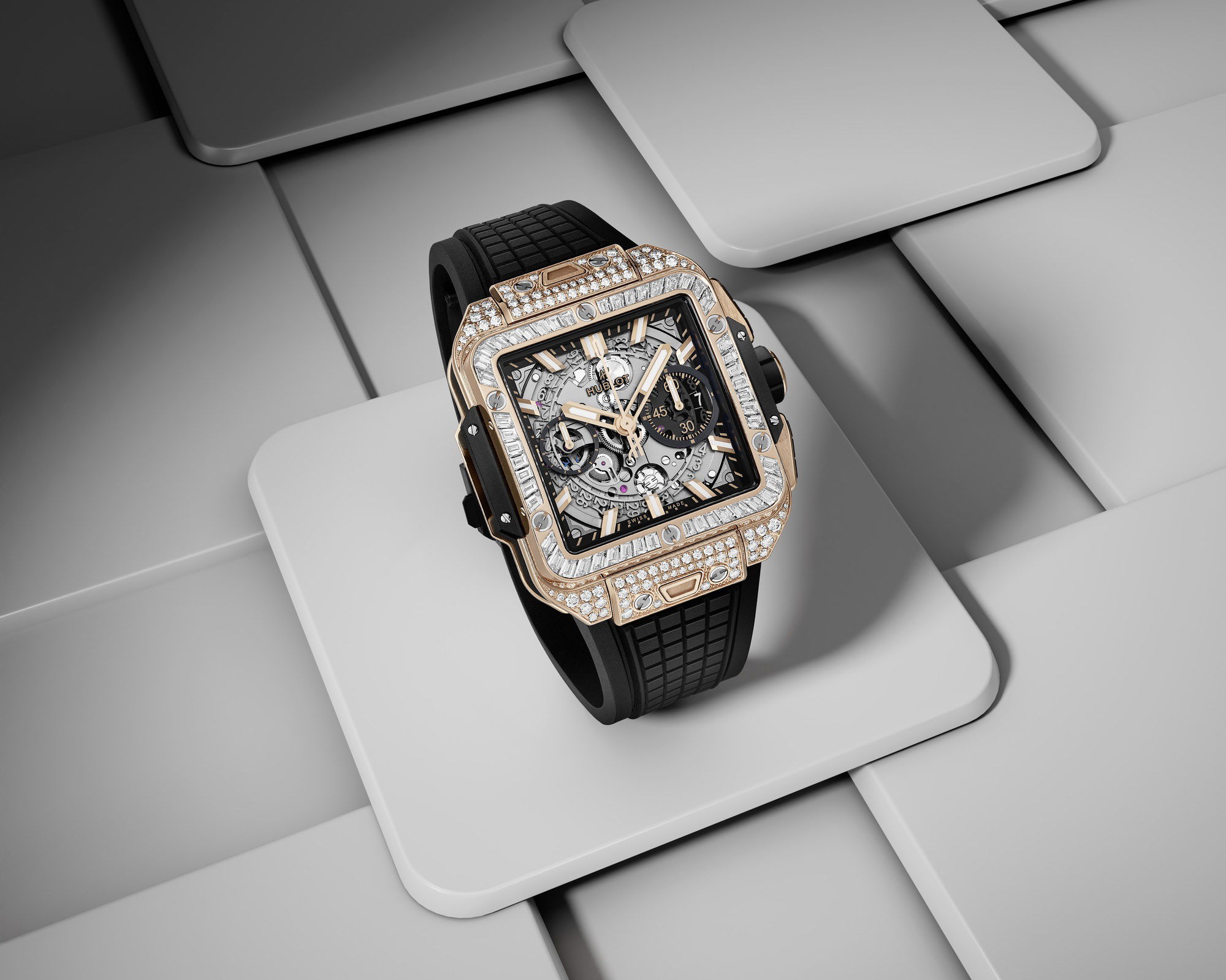 Hublot Square Bang Unico King Gold Jewellery - View 2