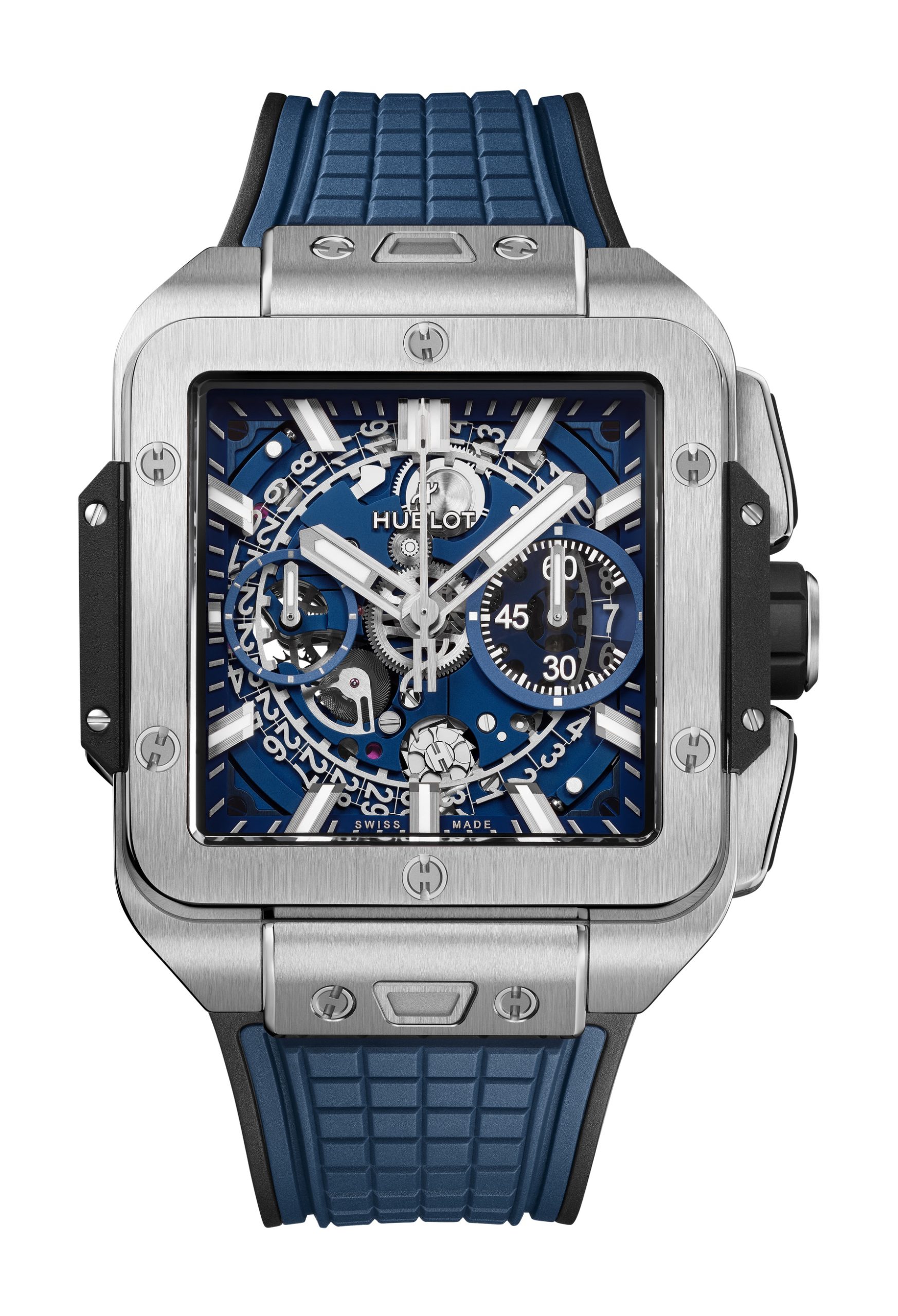 Hublot Square Bang Unico Titanium Blue watch
