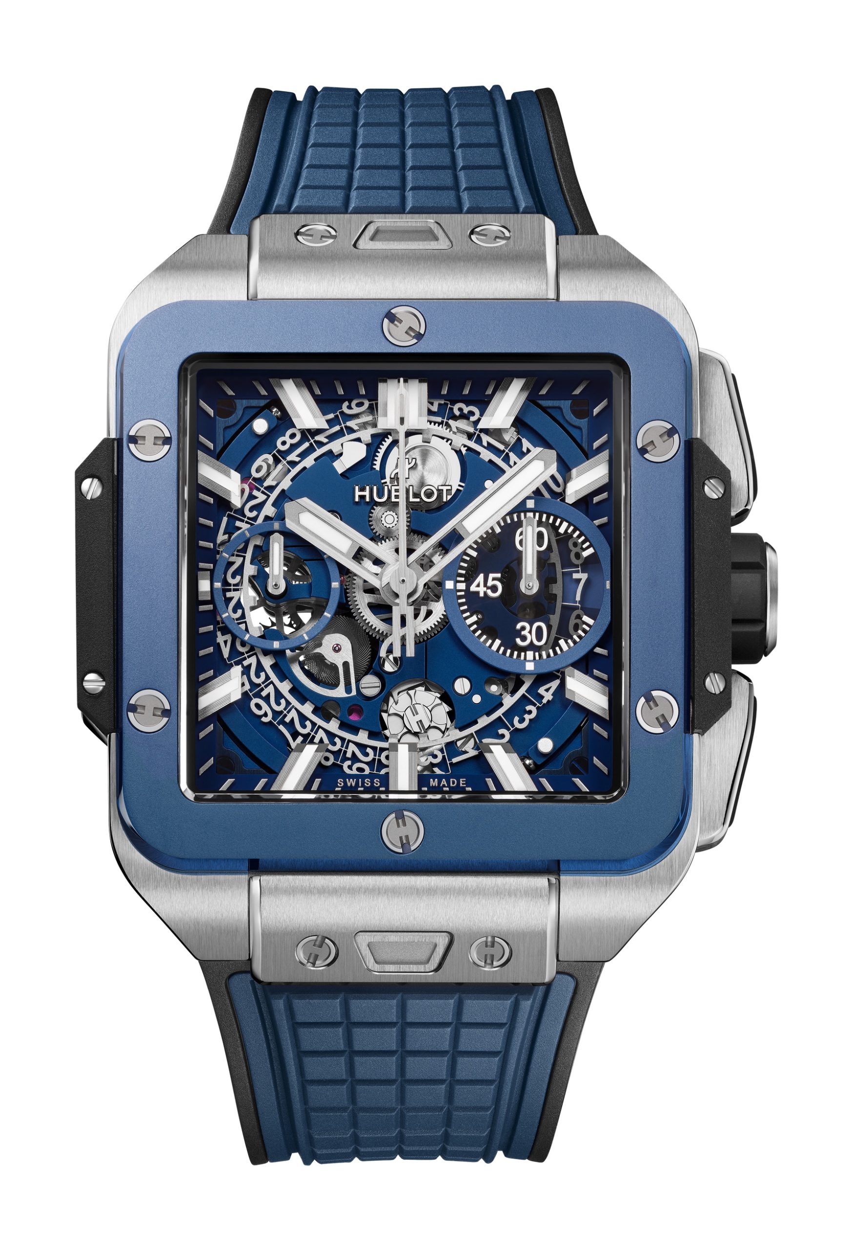 Hublot Square Bang Unico Titanium Blue Ceramic watch