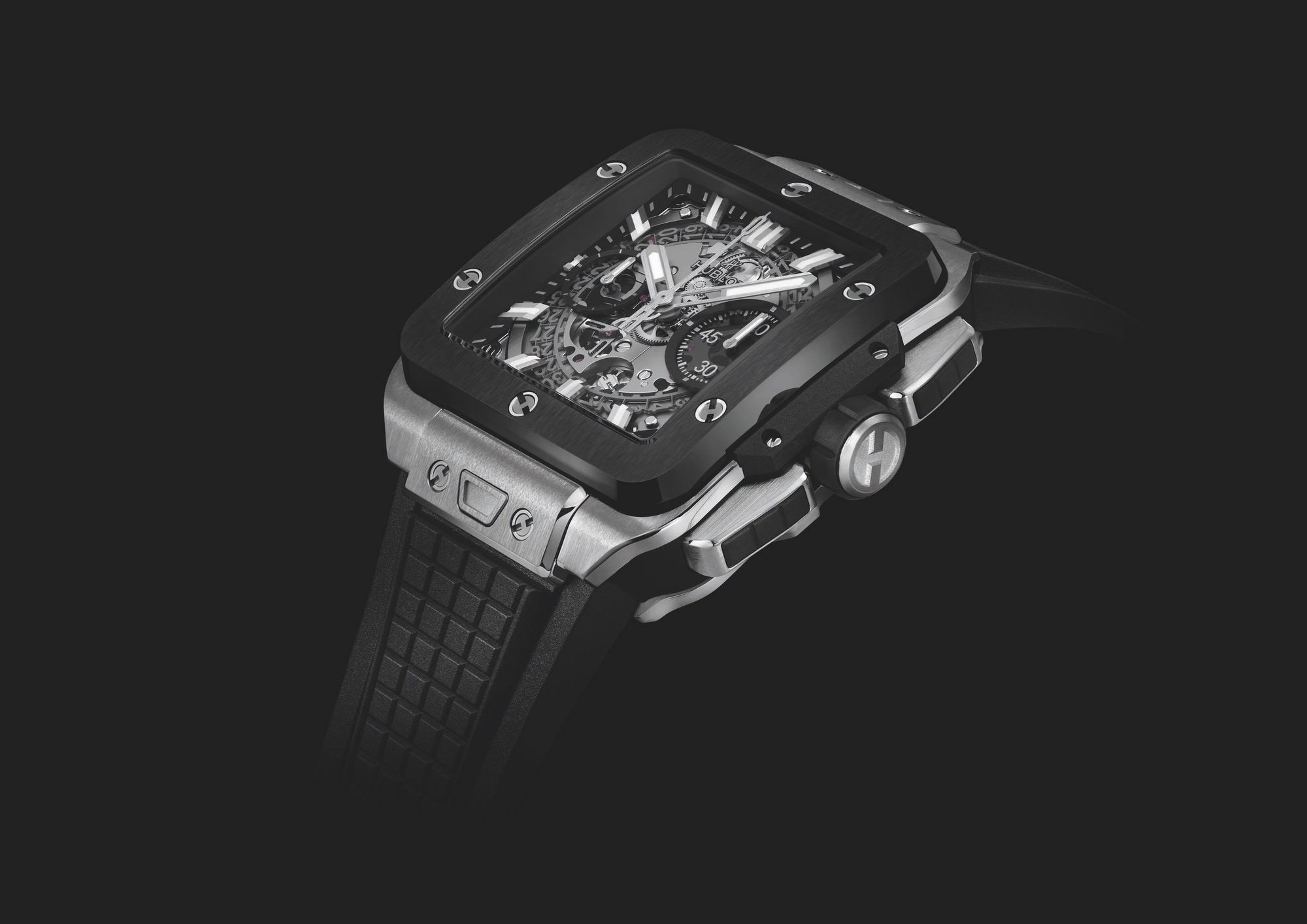Hublot Square Bang Unico Titanium Ceramic - View 3