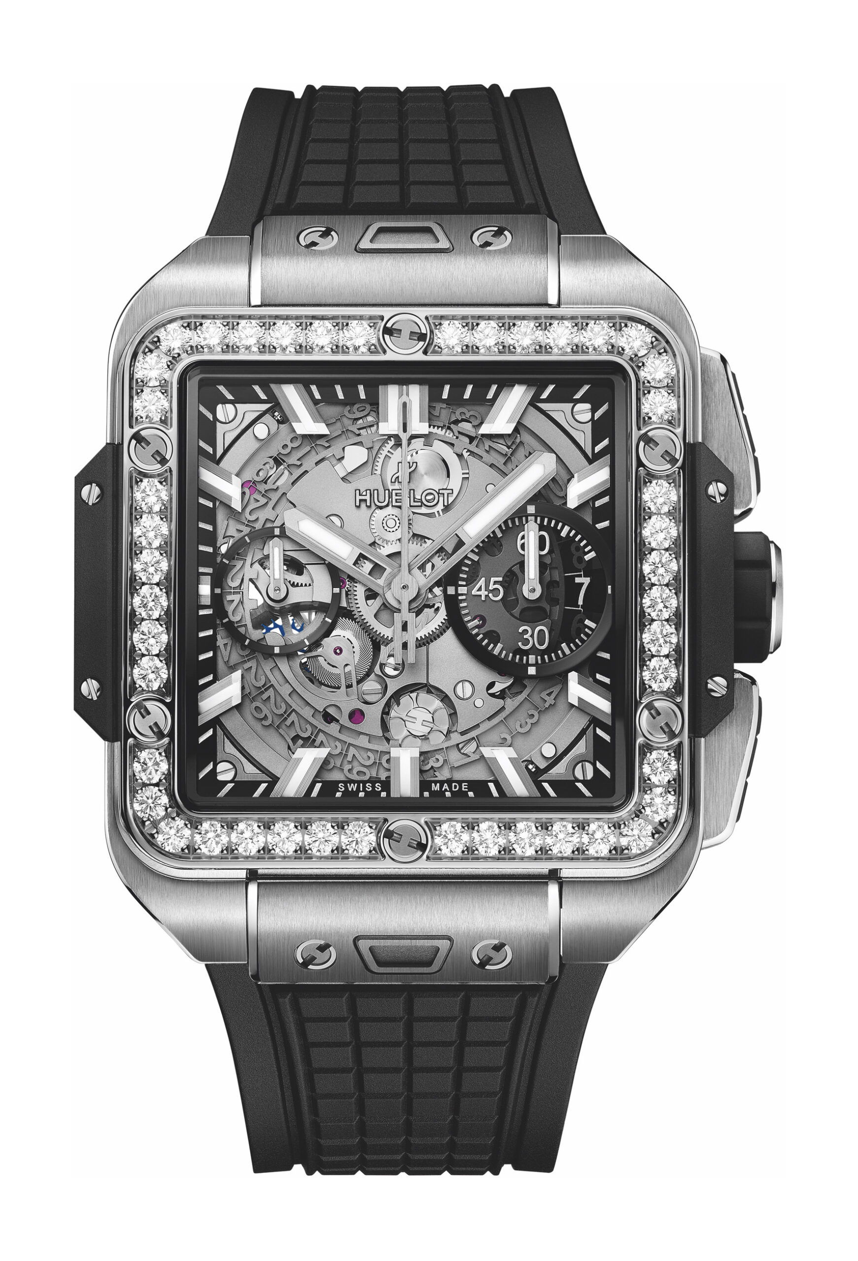 Hublot Square Bang Unico Titanium Diamonds watch