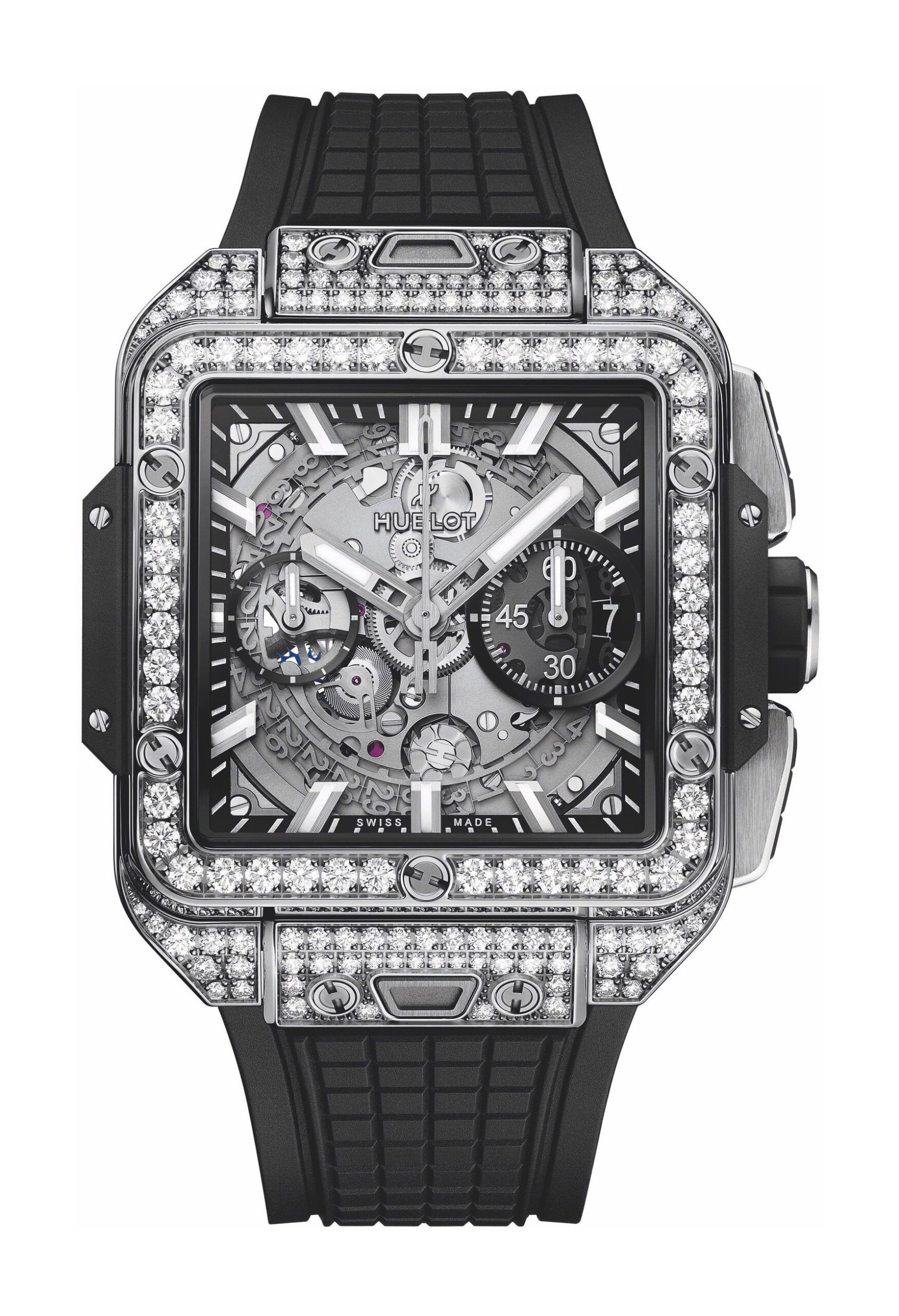 Hublot Square Bang Unico Titanium Pavé watch