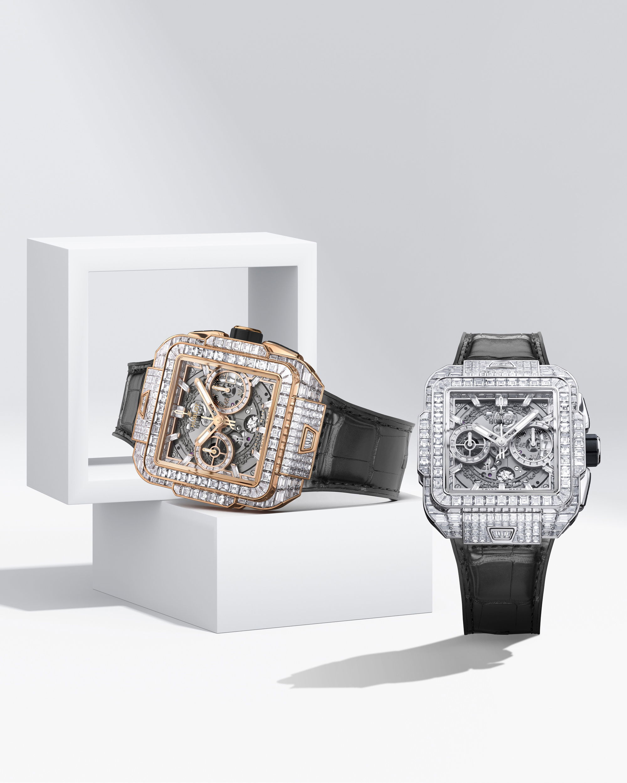 Hublot Square Bang Unico White Gold High Jewellery - View 2