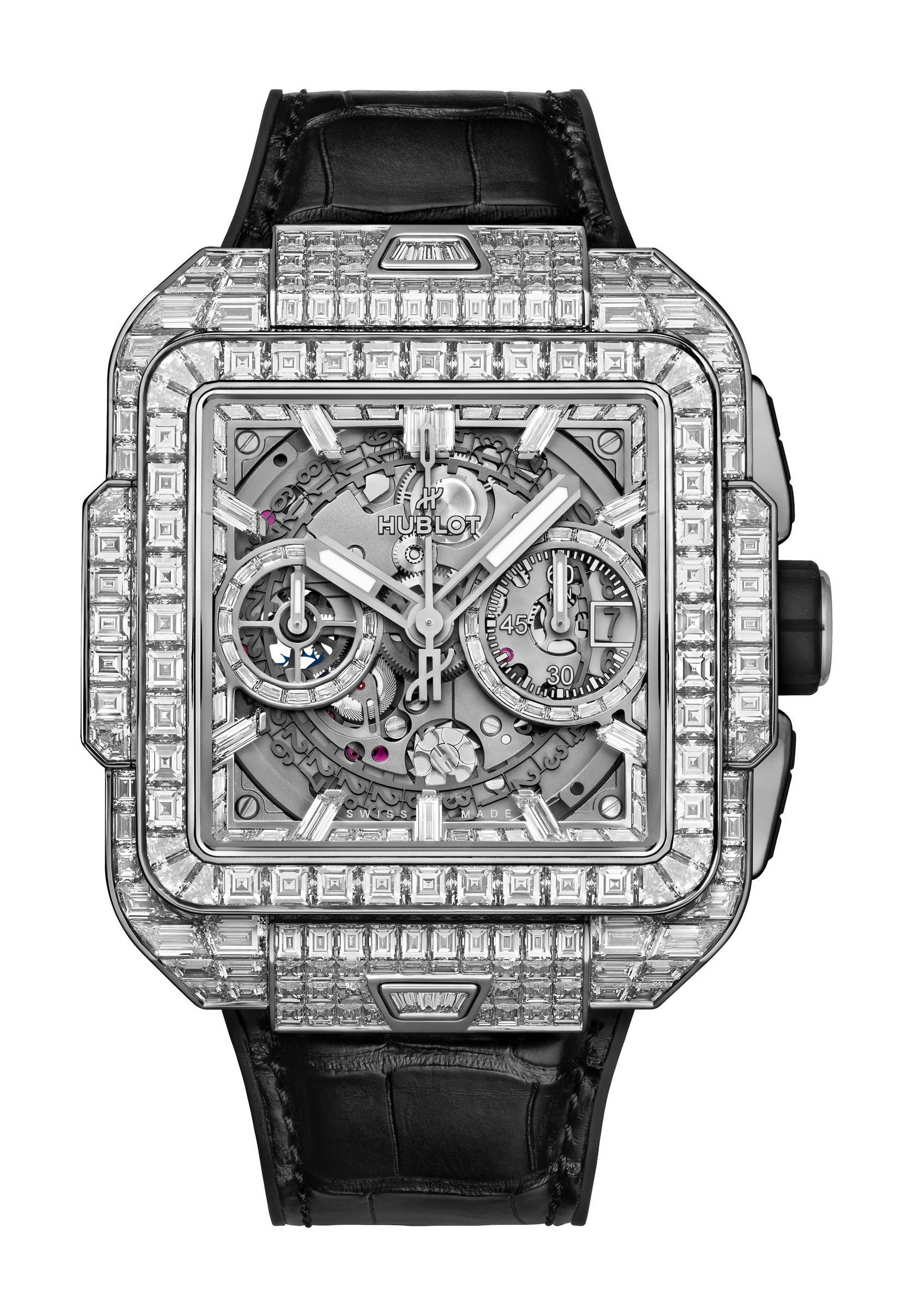 Hublot Square Bang Unico White Gold High Jewellery watch