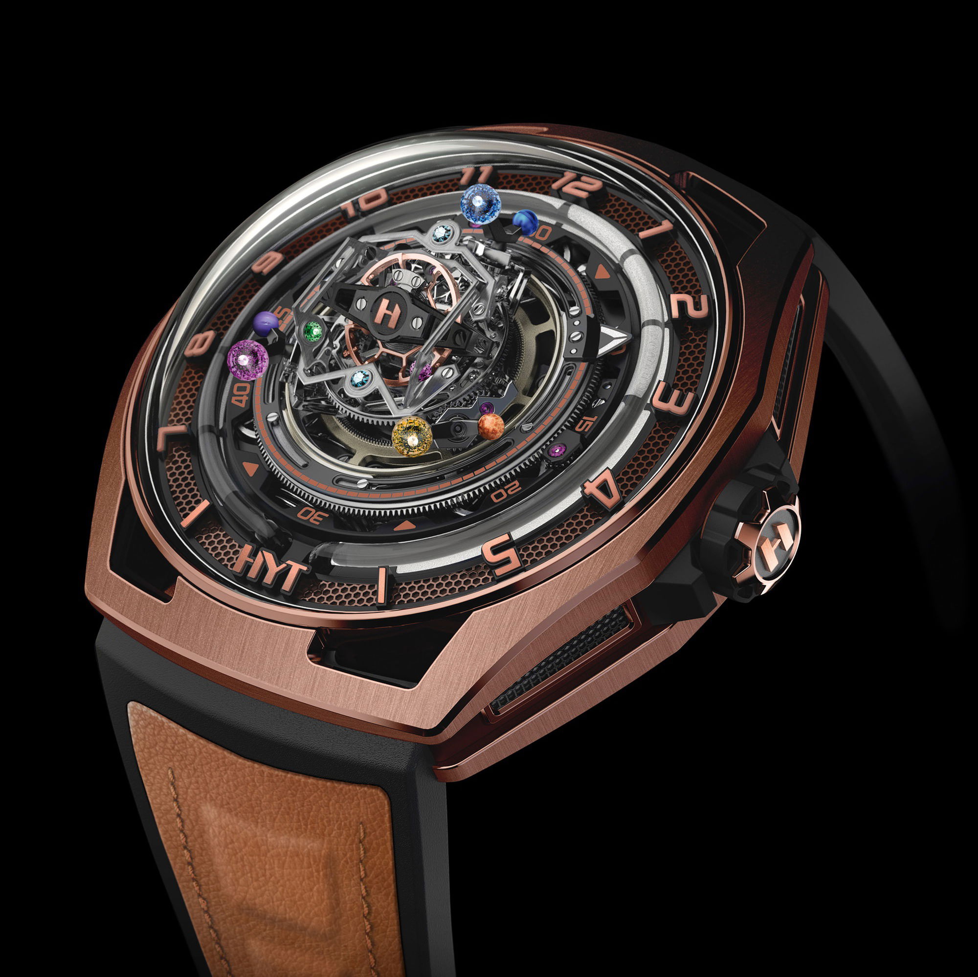 HYT Conical Tourbillon Infinity Sapphires - View 3