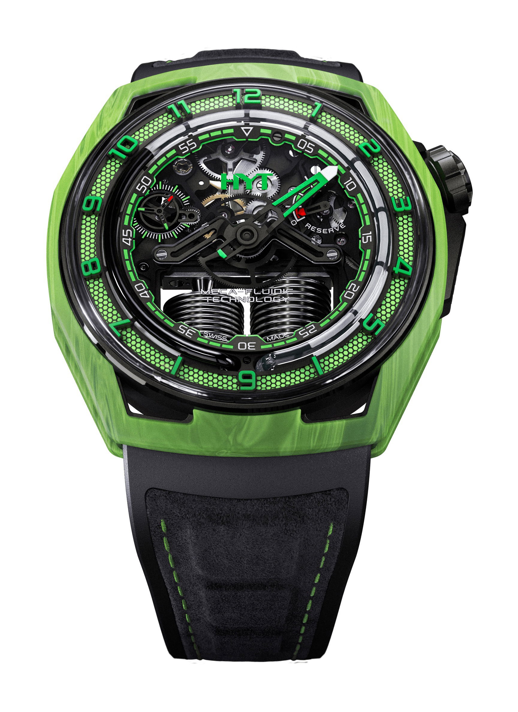 HYT Hastroid Green Laser watch
