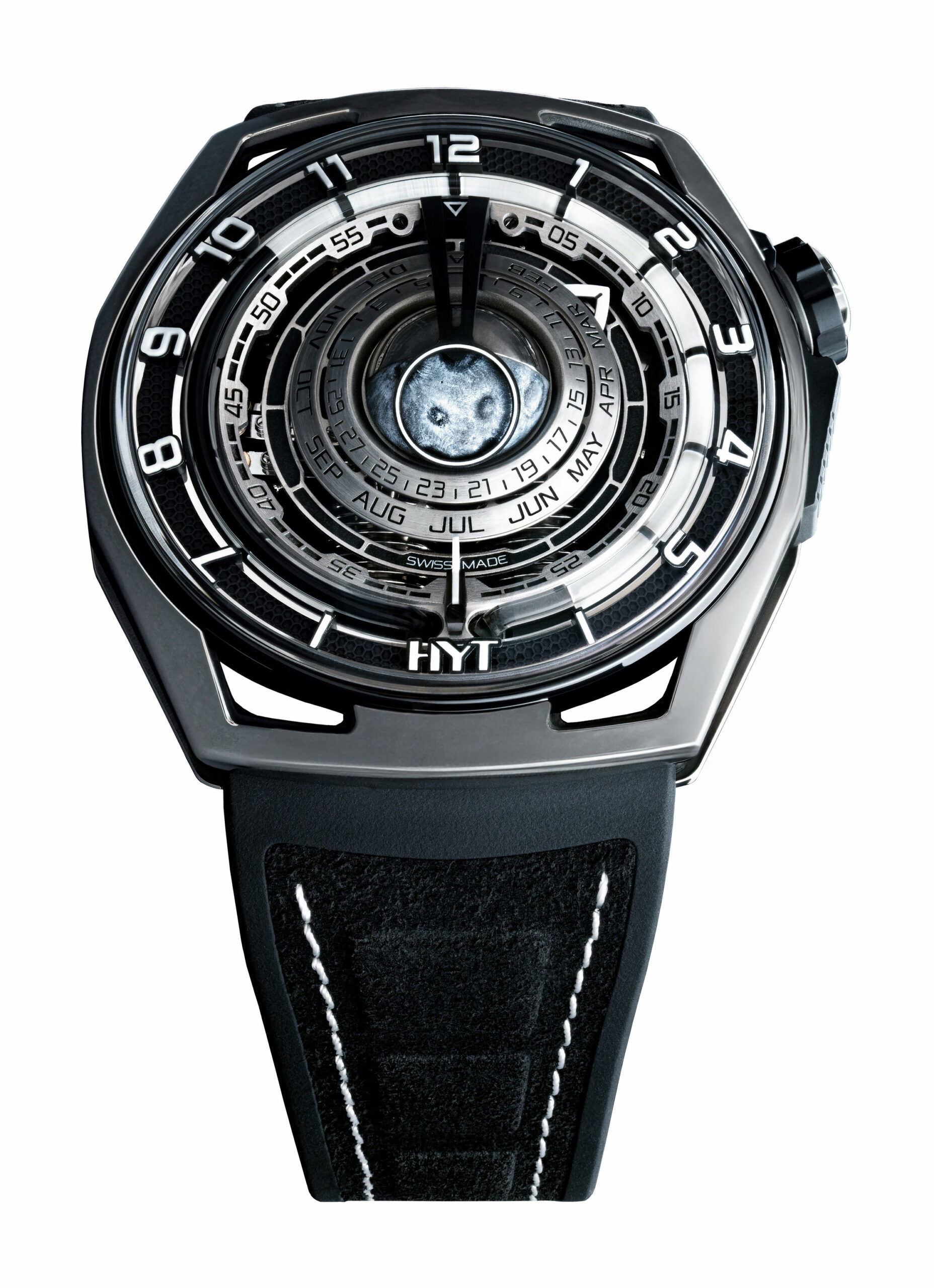 HYT Moon Runner Grey Ghost watch