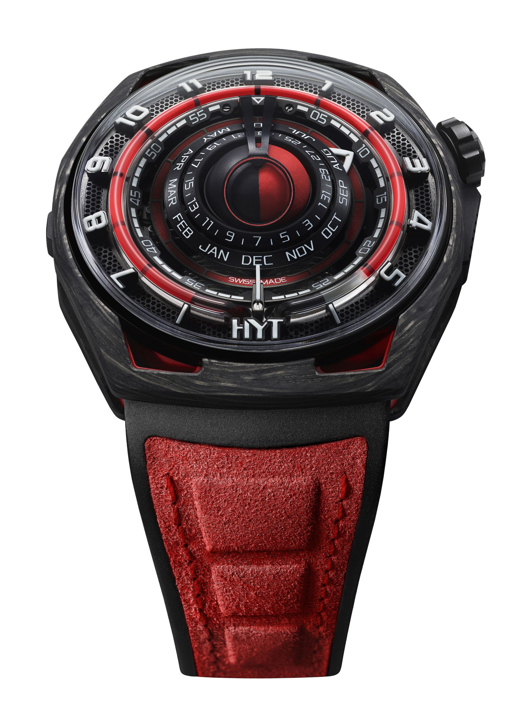 HYT Moon Runner Red Magma watch