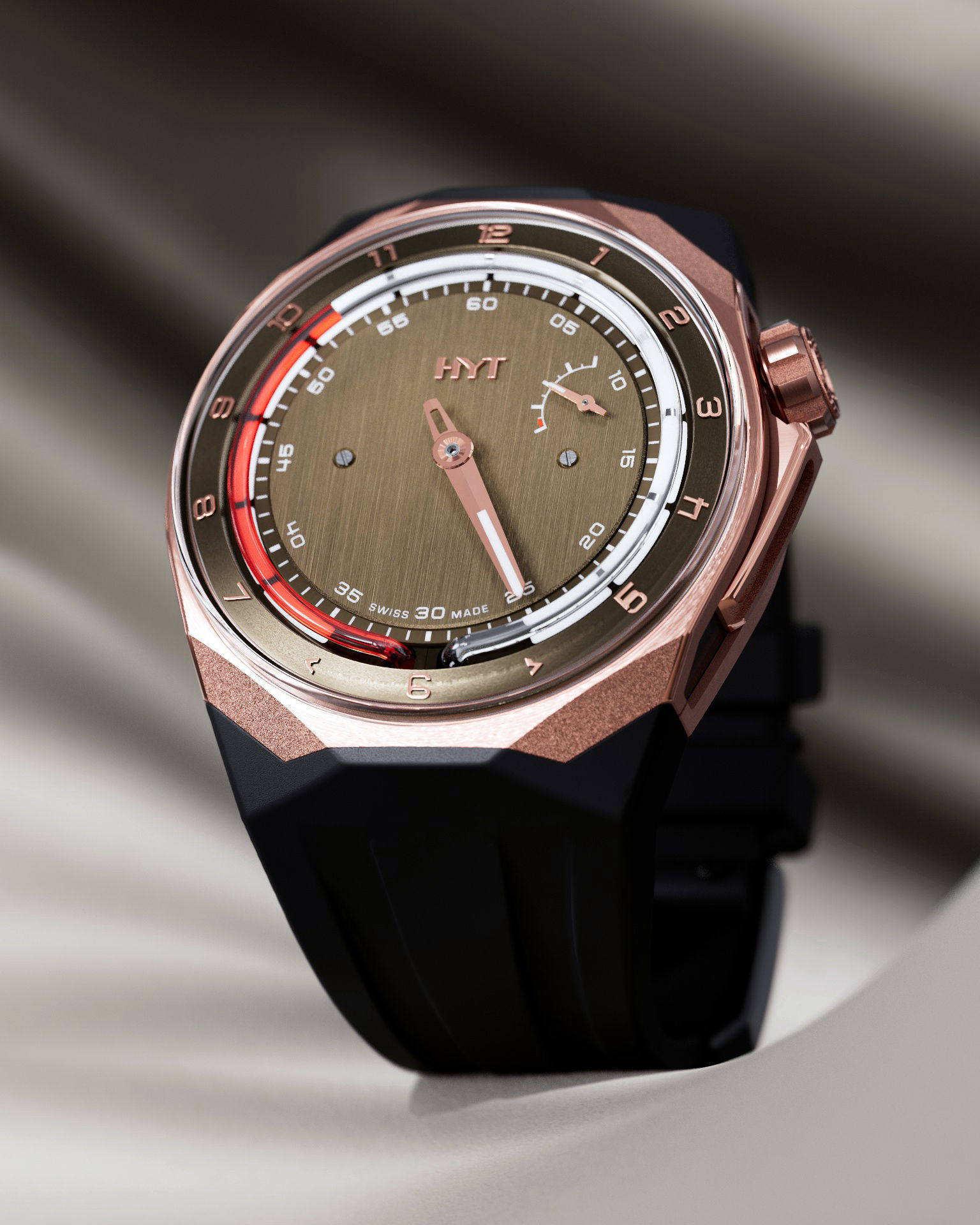 HYT T1 Series Titanium Chocolate Millésime Edition - View 2