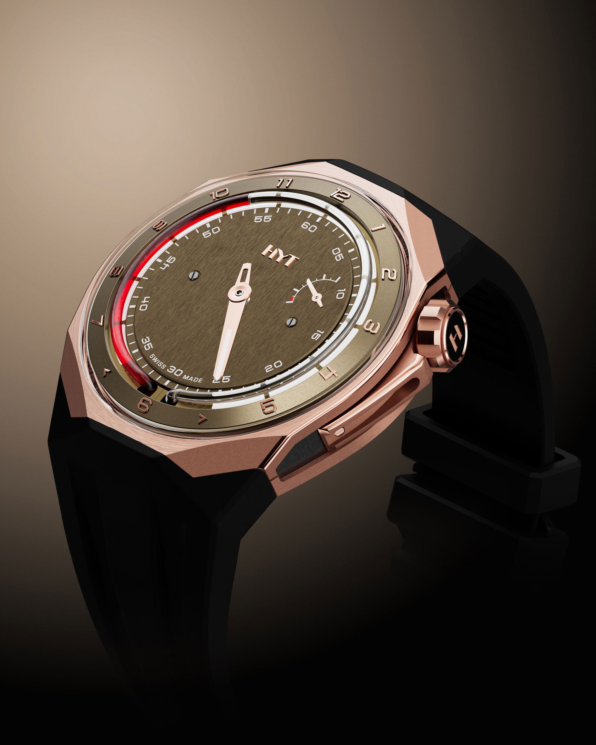 HYT T1 Series Titanium Chocolate Millésime Edition - View 3