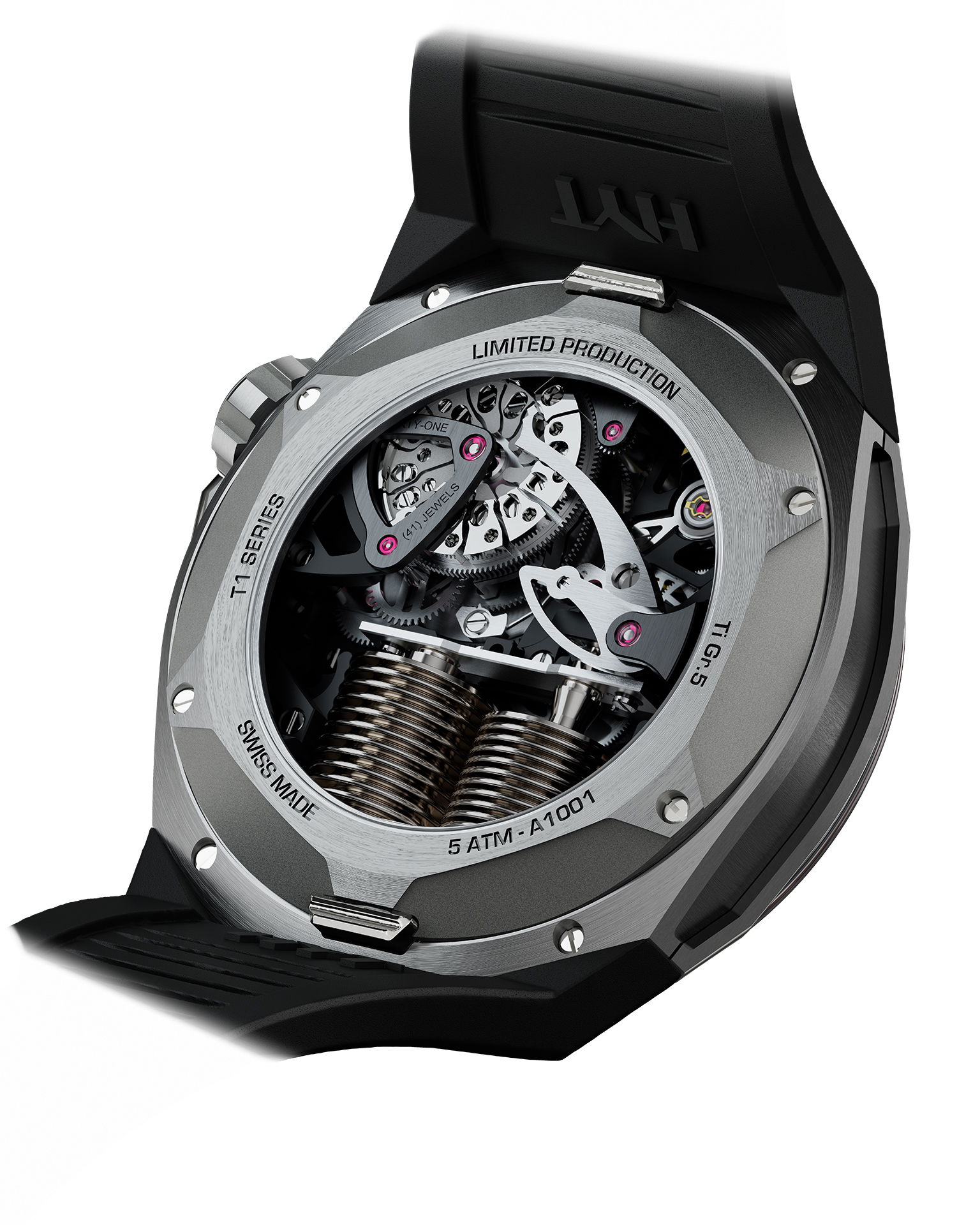 HYT T1 Series Titanium Salmon - View 3