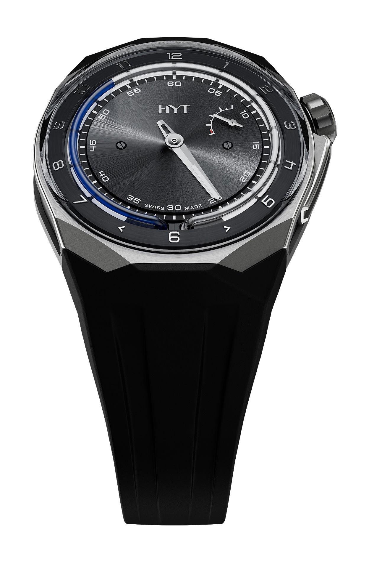 HYT T1 Series Titanium Slate watch