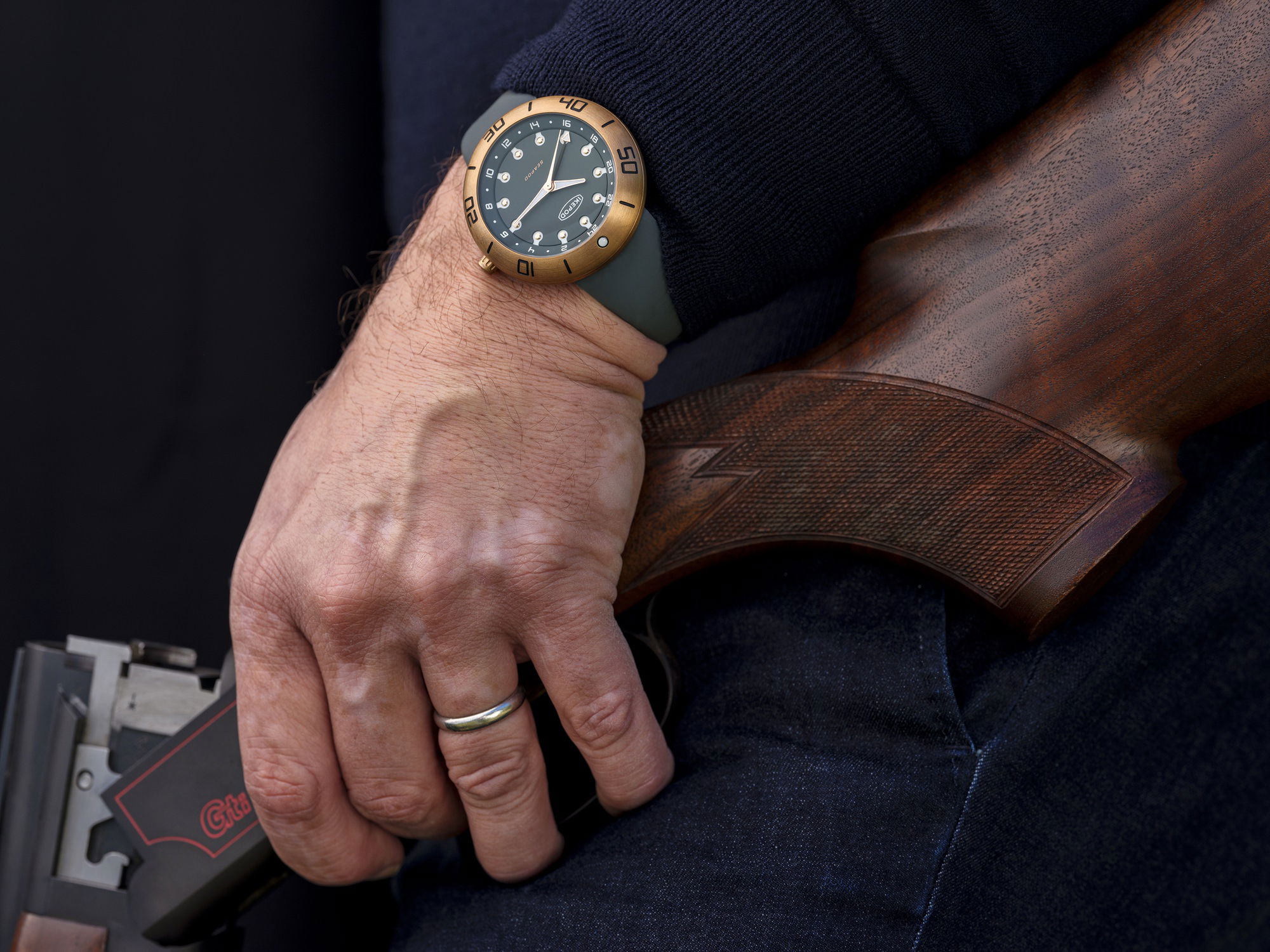 Ikepod Seapod Bronze GMT Archi - View 3