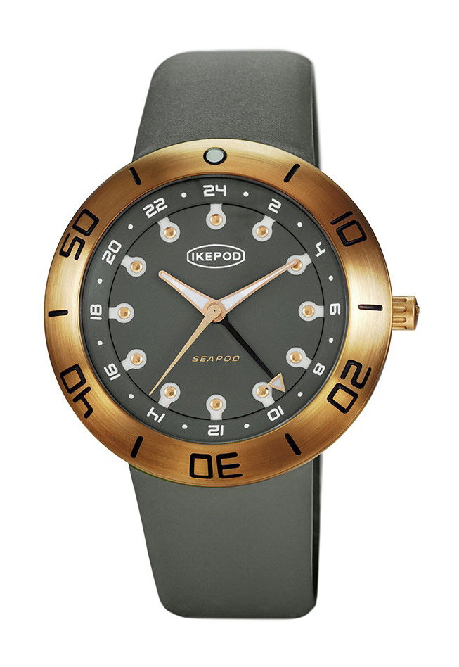 Ikepod Seapod Bronze GMT Archi watch